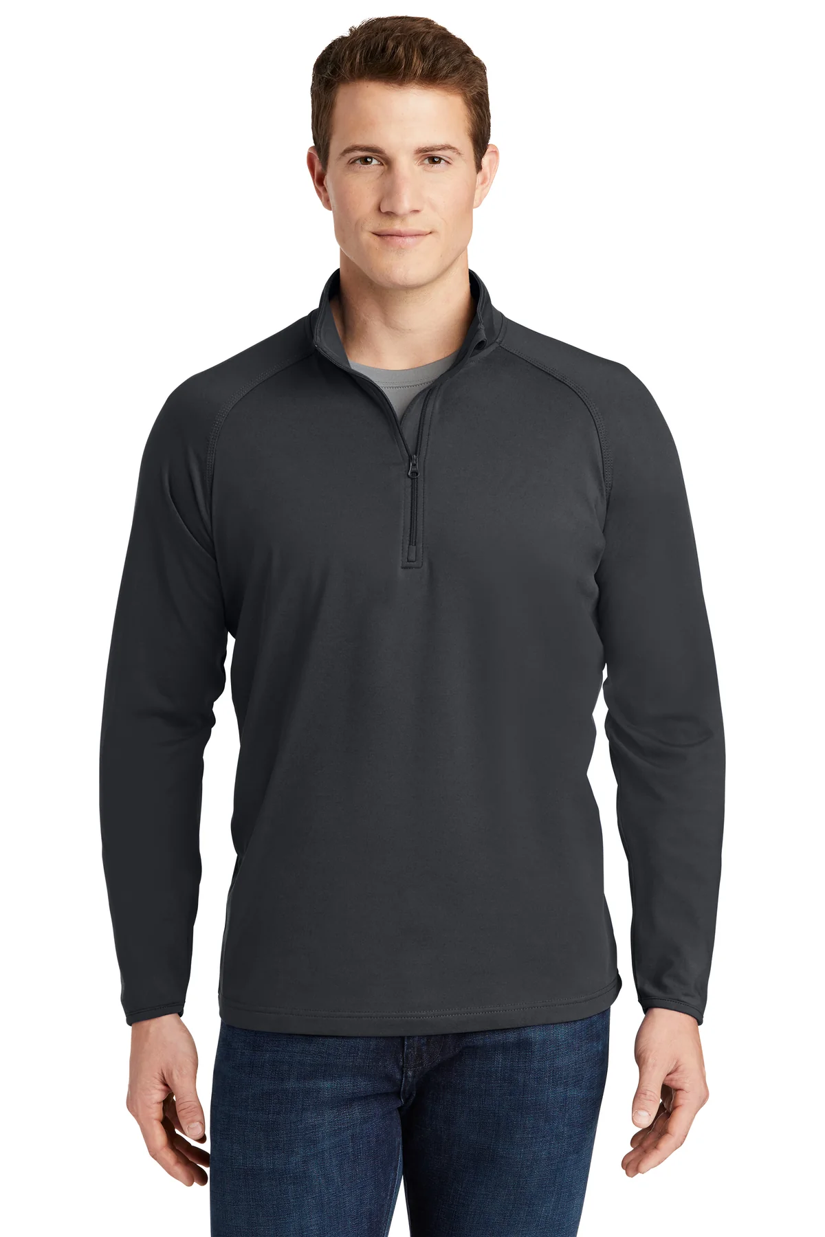 1/4 ZIP PULLOVER SPORT-TEK SPORT WICK STRETCH ST850 - Image 4