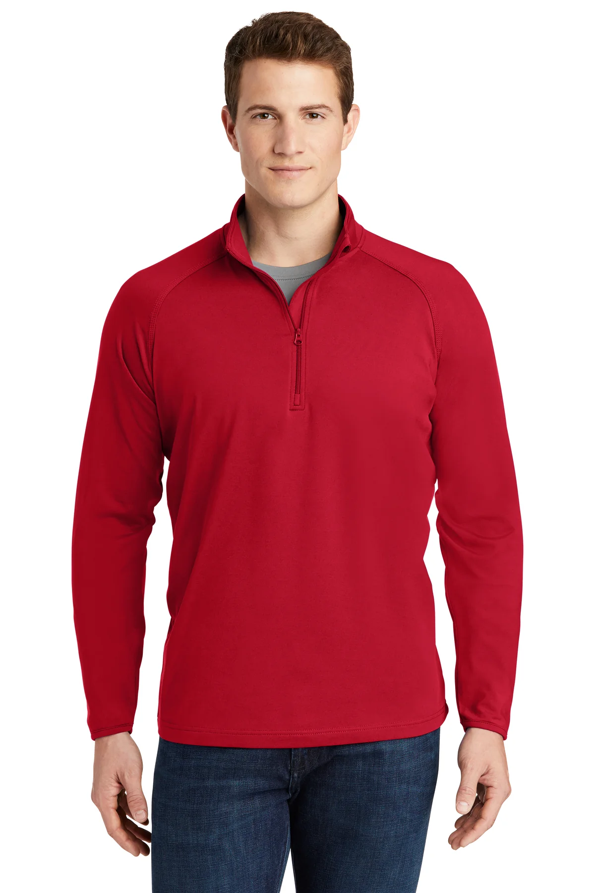 1/4 ZIP PULLOVER SPORT-TEK SPORT WICK STRETCH ST850 - Image 7