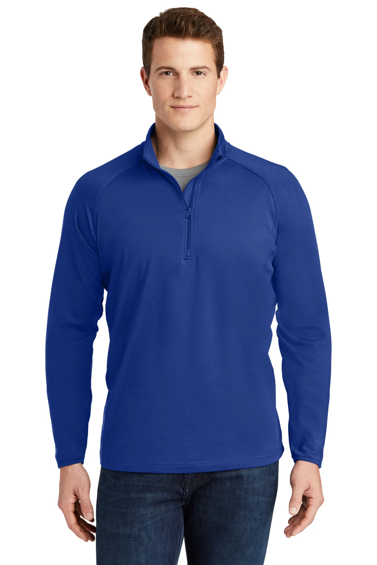 1/4 ZIP PULLOVER SPORT-TEK SPORT WICK STRETCH ST850 - Image 8