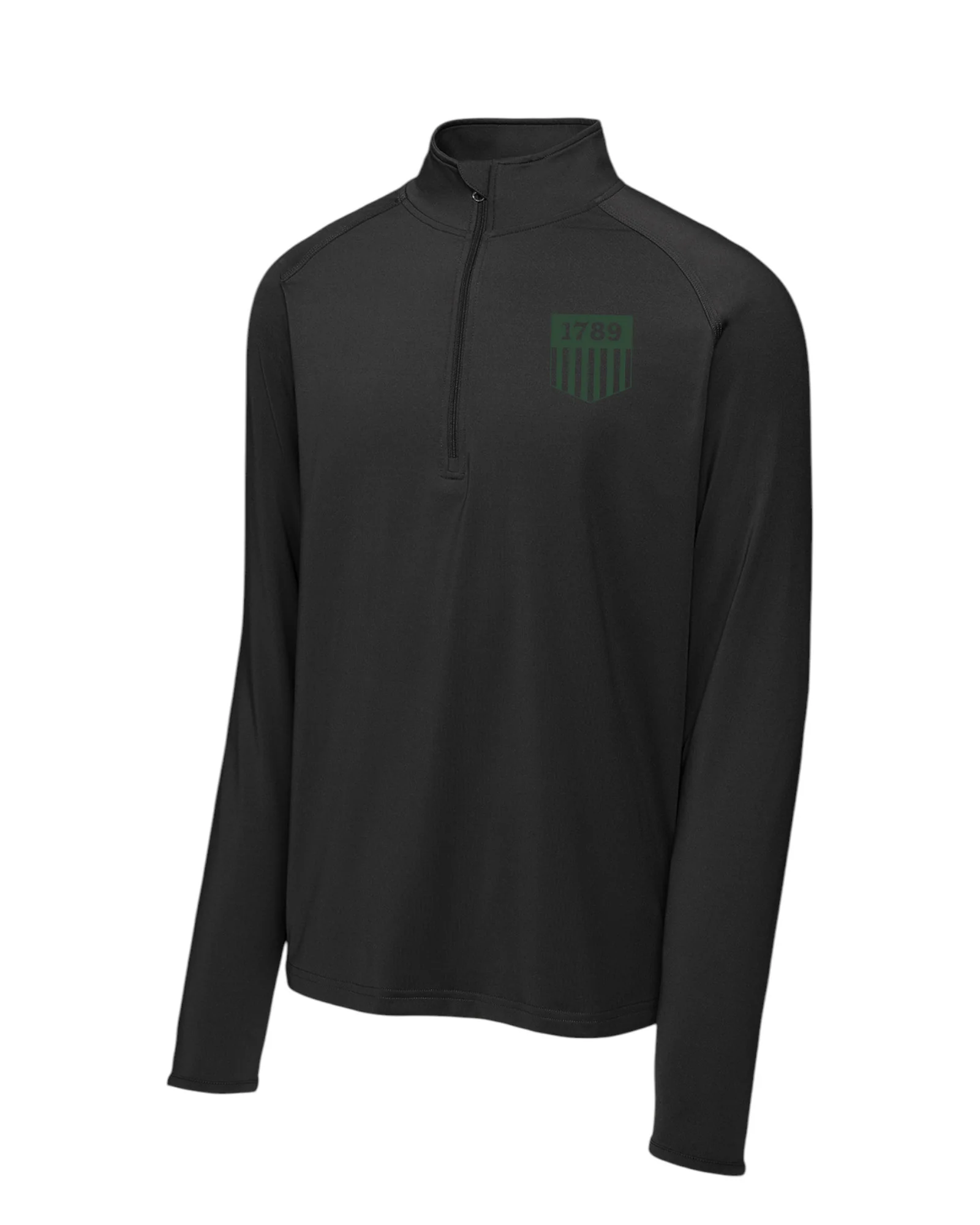 1789 PRINTED SHIELD 1/4 ZIP PULLOVER-ST850 - Image 3