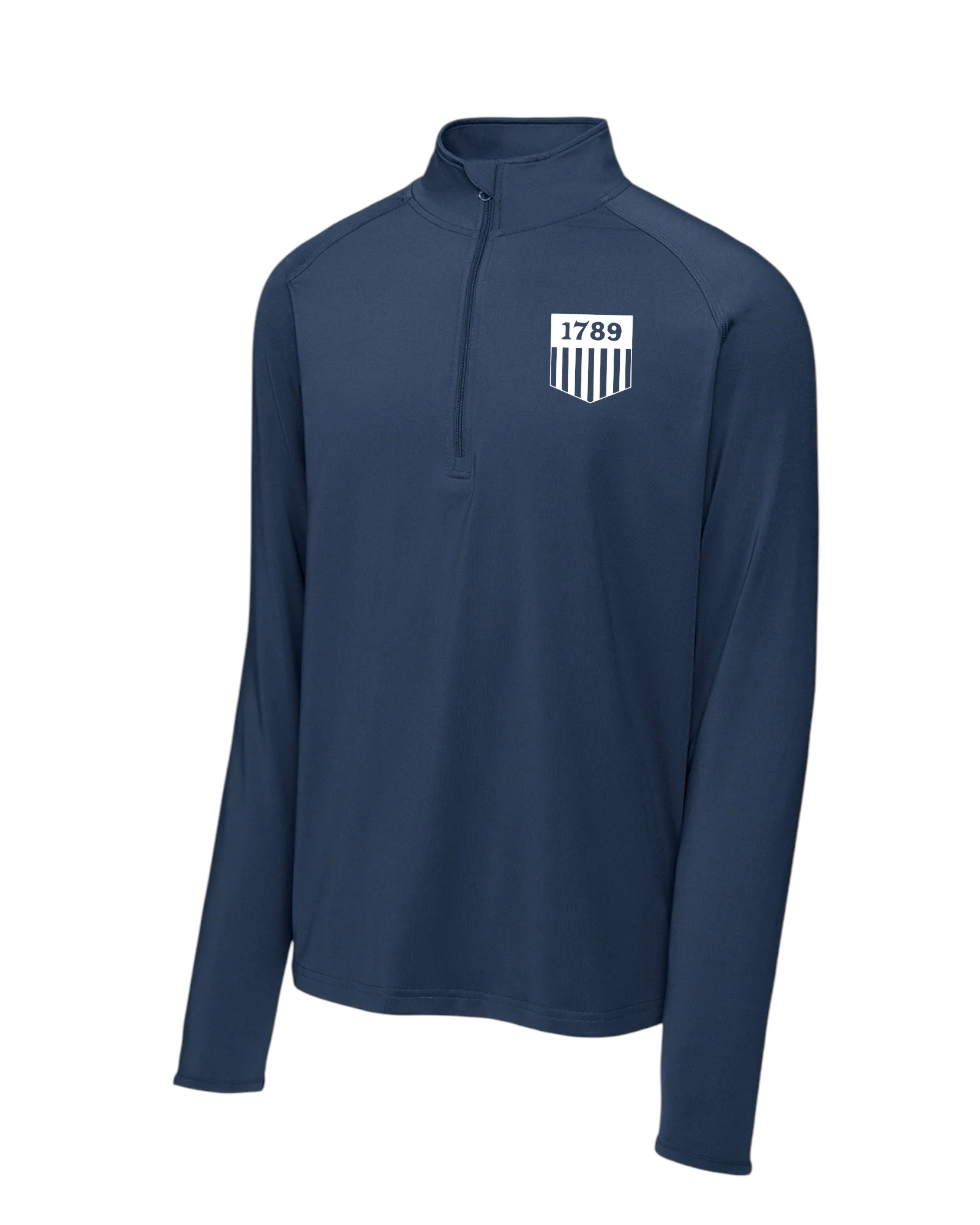 1789 PRINTED SHIELD 1/4 ZIP PULLOVER-ST850 - Image 4