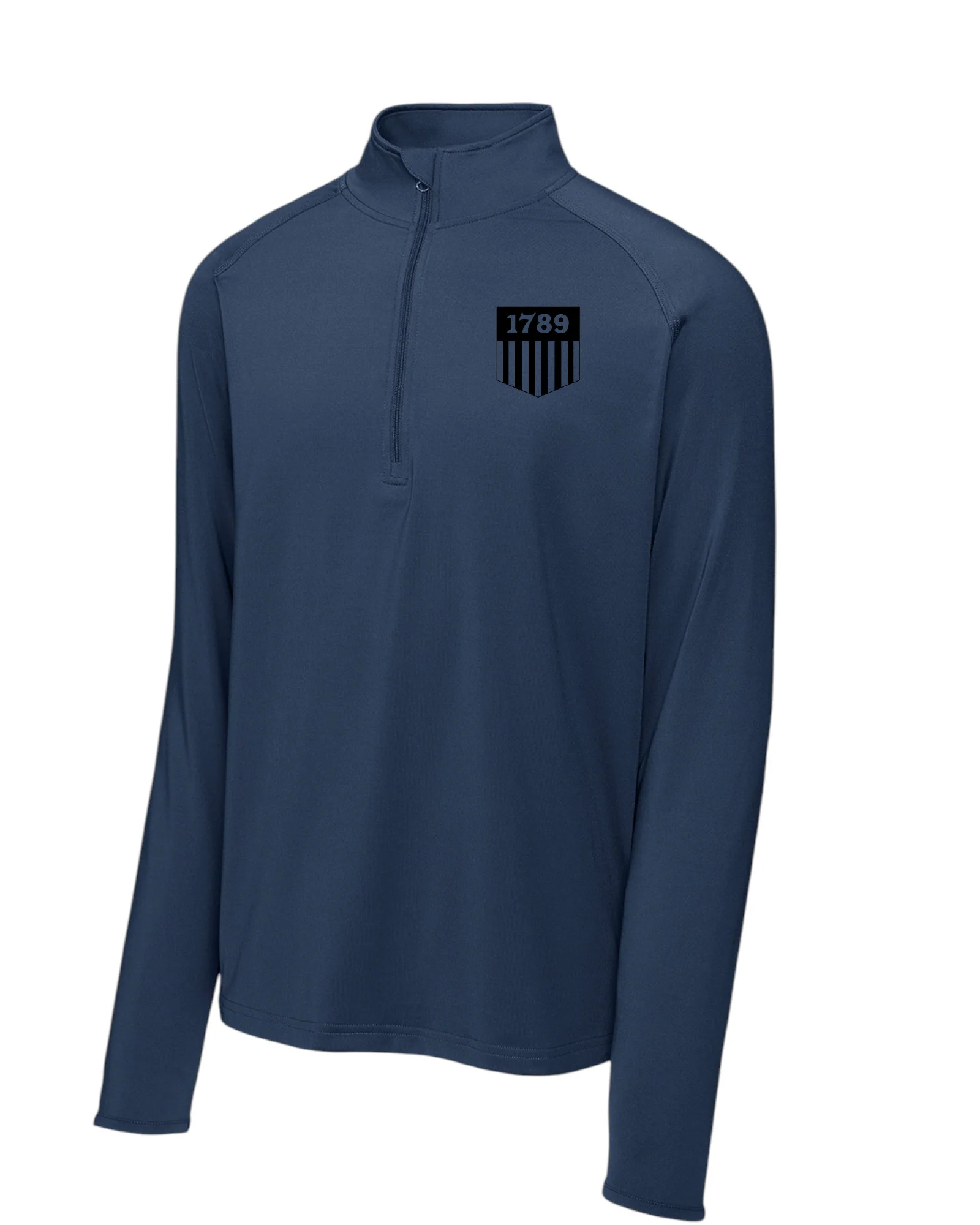 1789 PRINTED SHIELD 1/4 ZIP PULLOVER-ST850 - Image 9