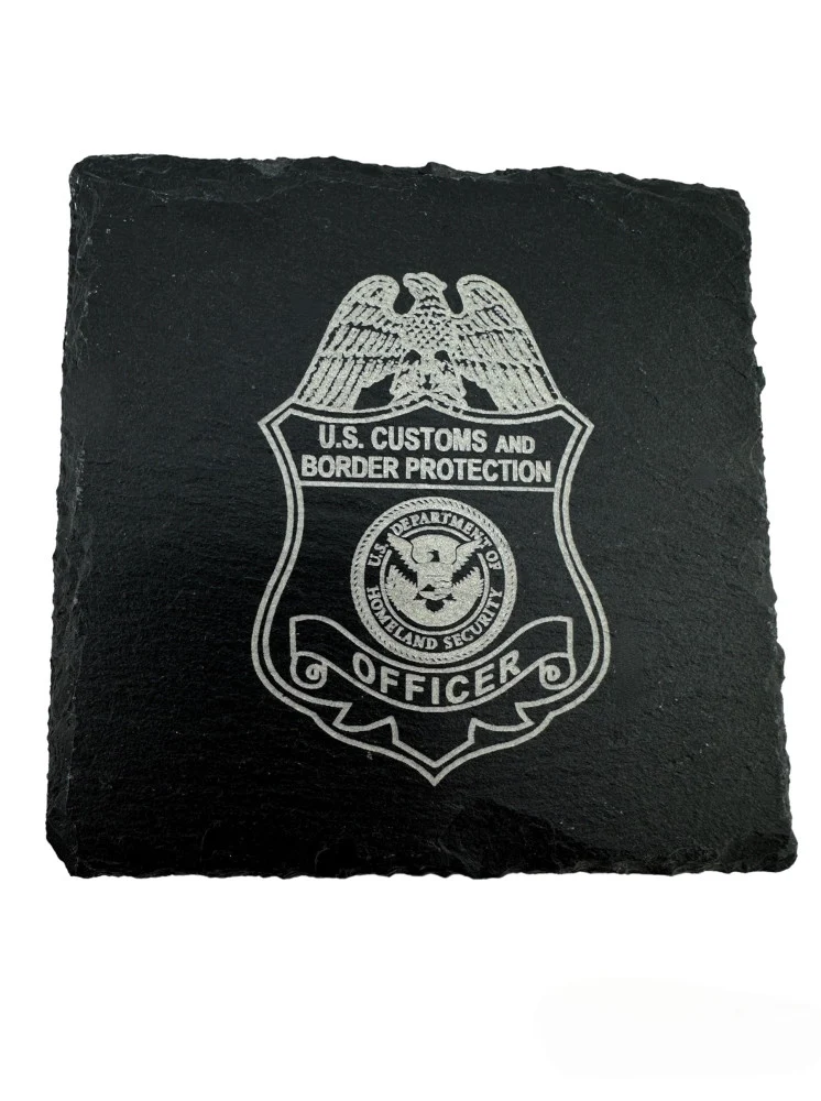 4X4 SQUARE SLATE COASTER LASER ENGRAVED - Image 4