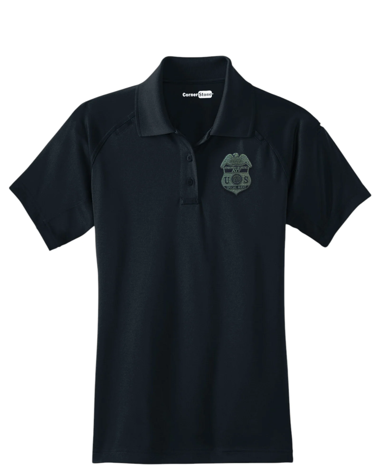 WOMEN'S ATF S/A BADGE TACTICAL POLO-CS411 - Image 4