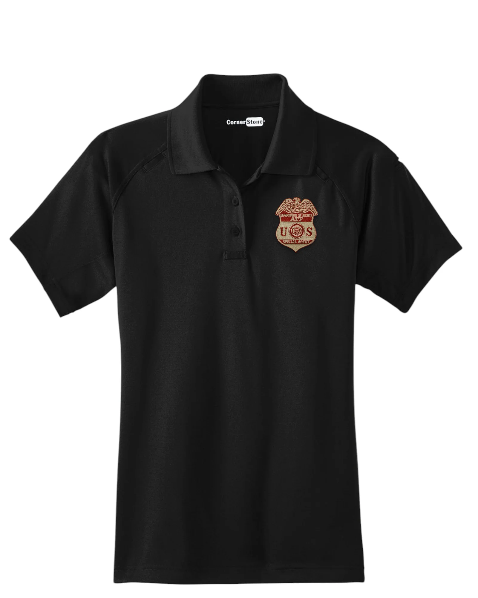 WOMEN'S ATF S/A BADGE TACTICAL POLO-CS411 - Image 7