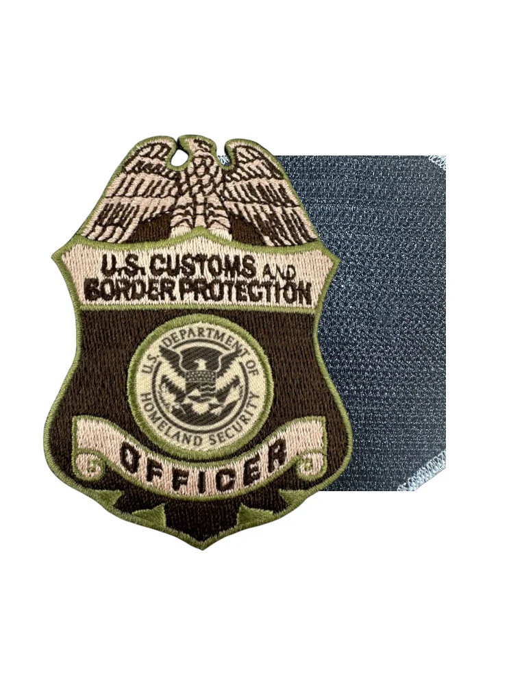 CBP OFFICER BADGE PATCH MULTICAM - Image 3