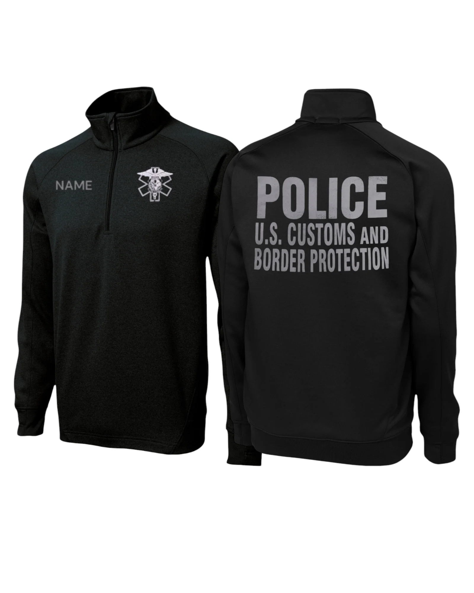 CBP OFO EMS 1/4 FLEECE PULLOVER-F247 - Image 4