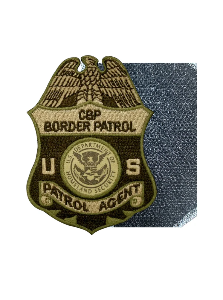 CBP PATROL AGENT BADGE PATCH-MULTI CAMO - Image 3