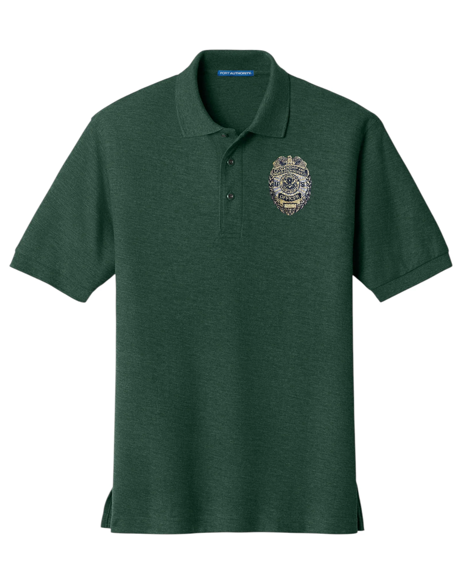 MEN'S CIS OFFICER BADGE PORT AUTHORITY POLO - K500 - Image 6