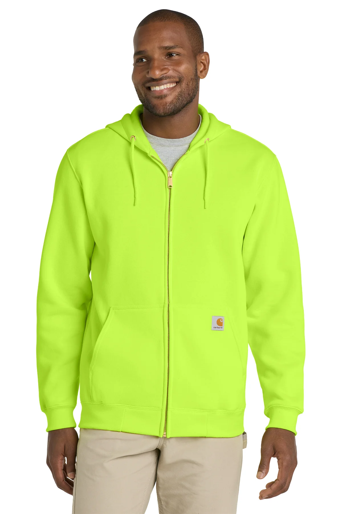 CTK122 Carhartt Midweight Hooded Zip-Front Sweatshirt - Image 7