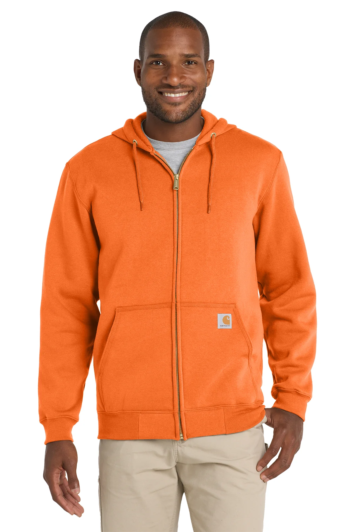 CTK122 Carhartt Midweight Hooded Zip-Front Sweatshirt - Image 8