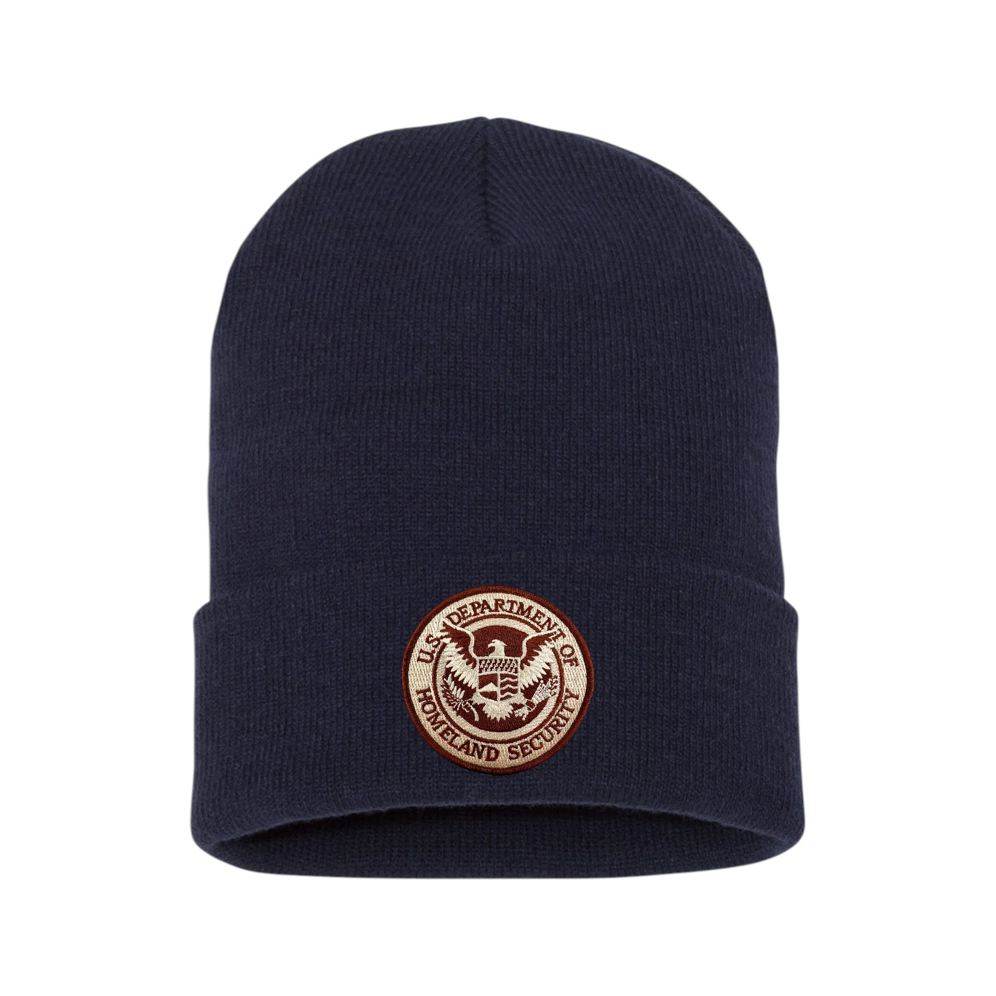 DHS CUFFED KNIT BEANIE - Image 5