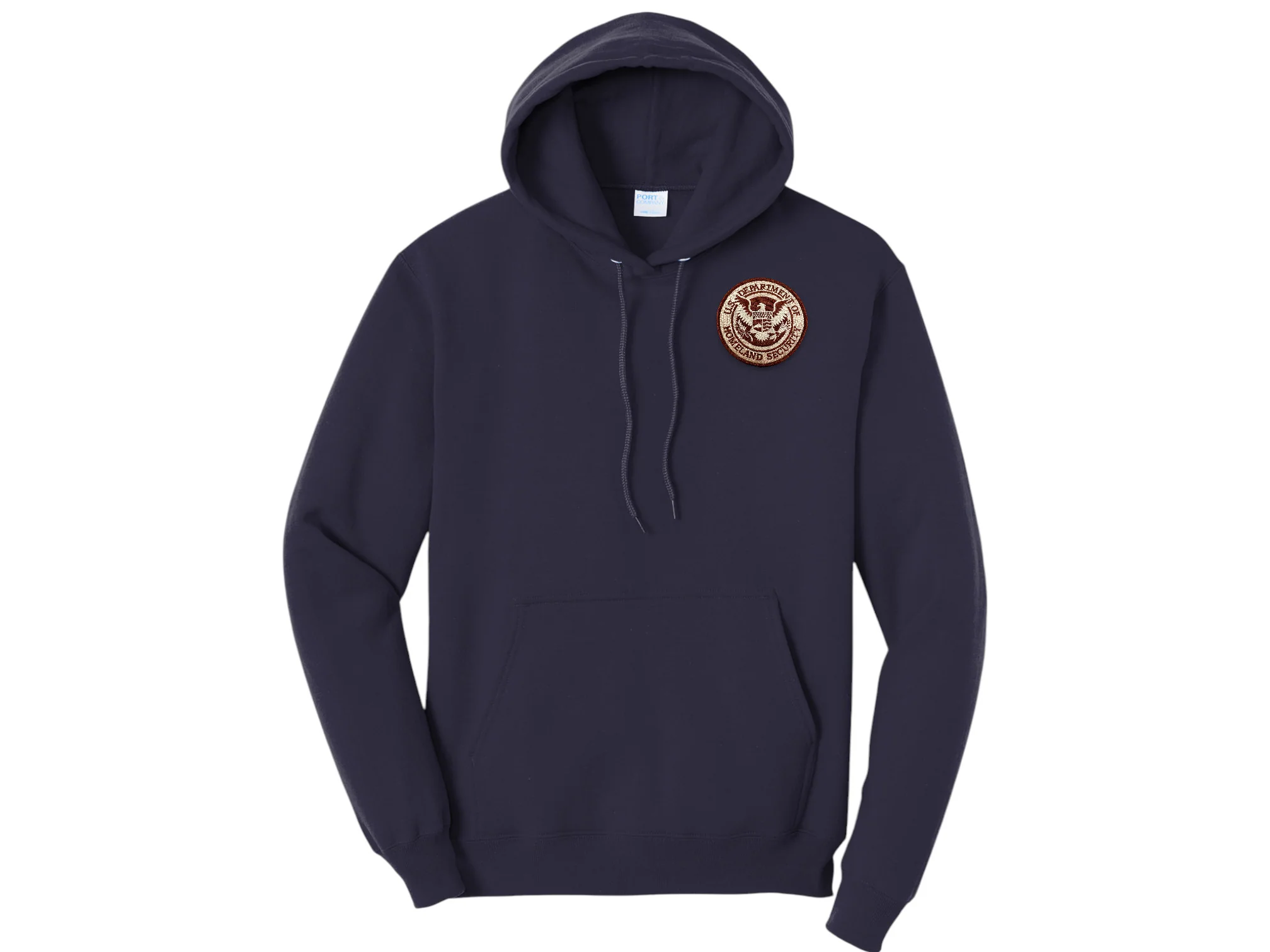 HOODED PULLOVER SWEATSHIRT DHS SEAL EMBROIDERED - Image 5