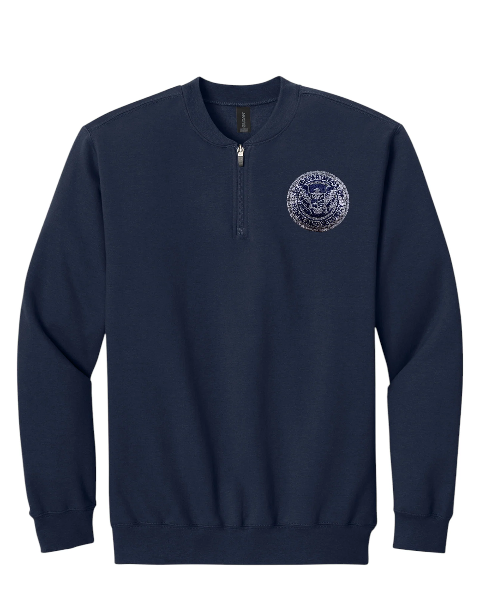DHS SEAL GILDEN SOFTSTYLE MIDWEIGHT FLEECE 1/4 ZIP: SF008 - Image 4