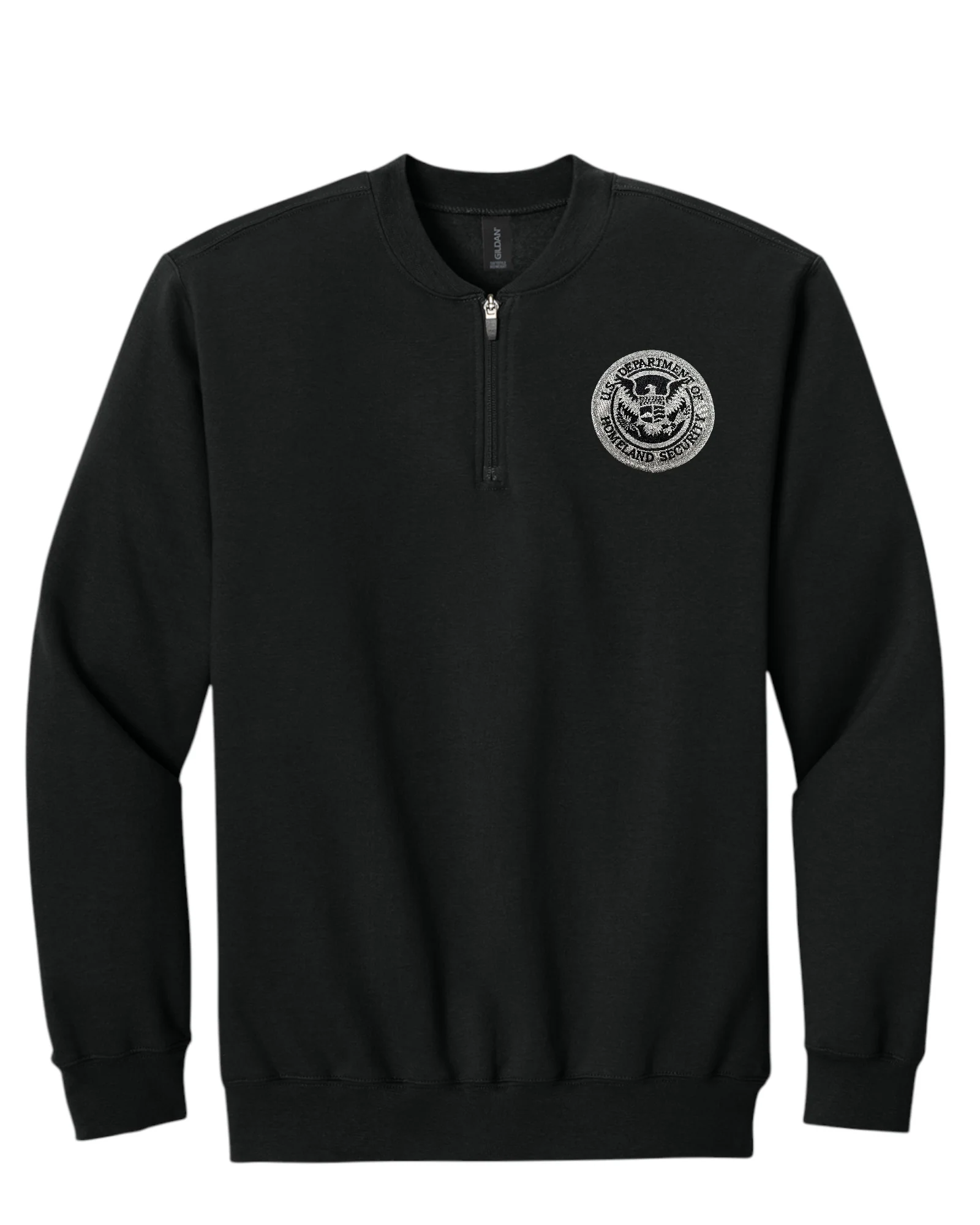 DHS SEAL GILDEN SOFTSTYLE MIDWEIGHT FLEECE 1/4 ZIP: SF008 - Image 8