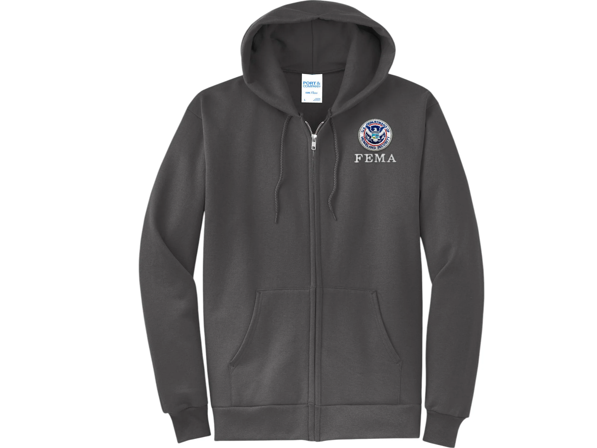 FEMA FULL ZIP HOODED SWEATSHIRT-PC78ZH - Image 3
