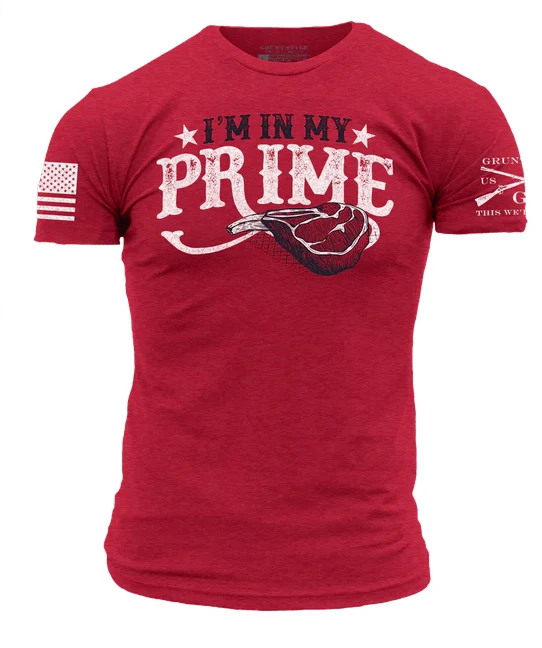 GRUNT STYLE IN MY PRIME T-SHIRT -RED