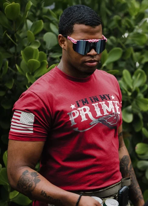 GRUNT STYLE IN MY PRIME T-SHIRT -RED - Image 2