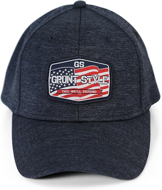 GRUNT STYLE OLD GLORY PATCH STRETCH HAT - Image 2