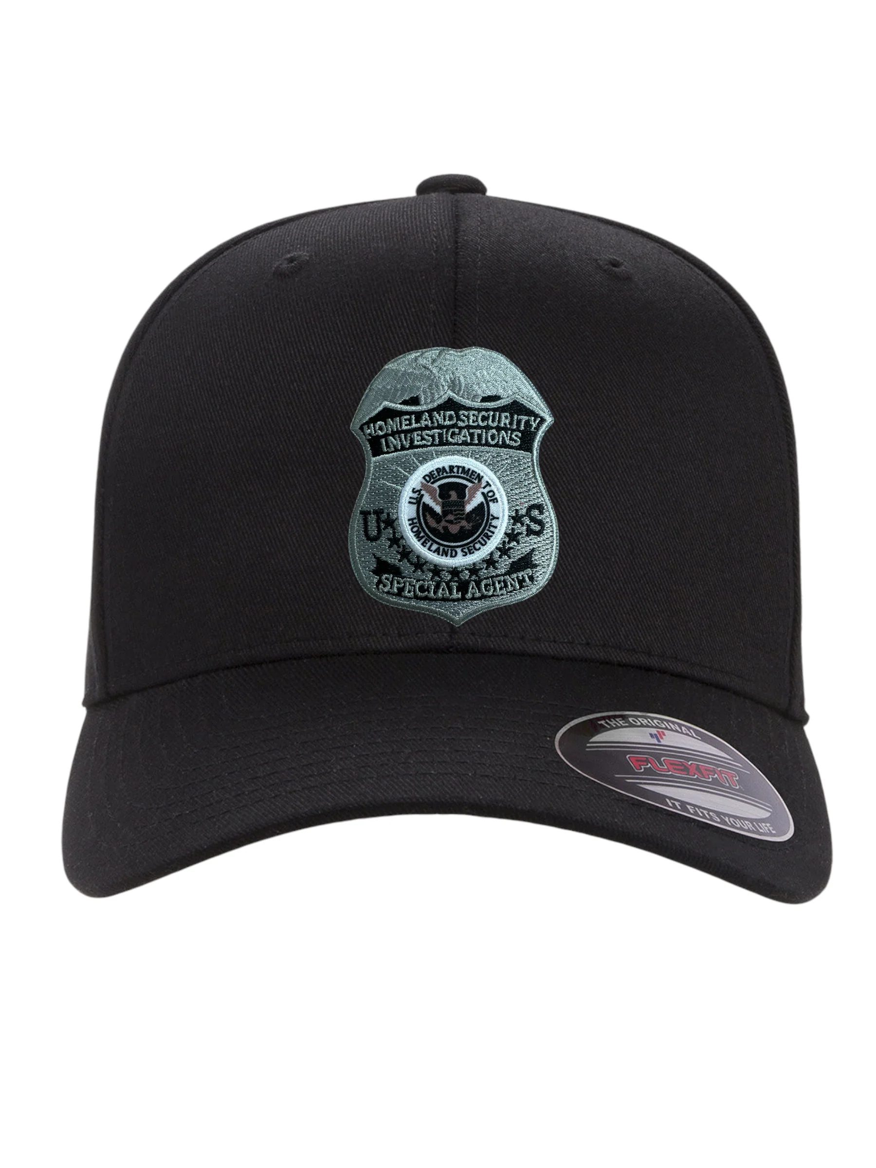 HSI SPECIAL AGENT BADGE ON FLEXFIT HAT - Image 3