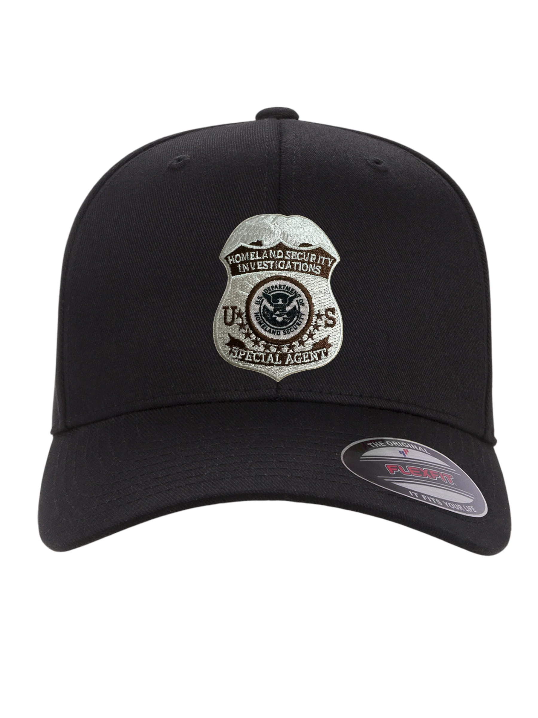 HSI SPECIAL AGENT BADGE ON FLEXFIT HAT - Image 5