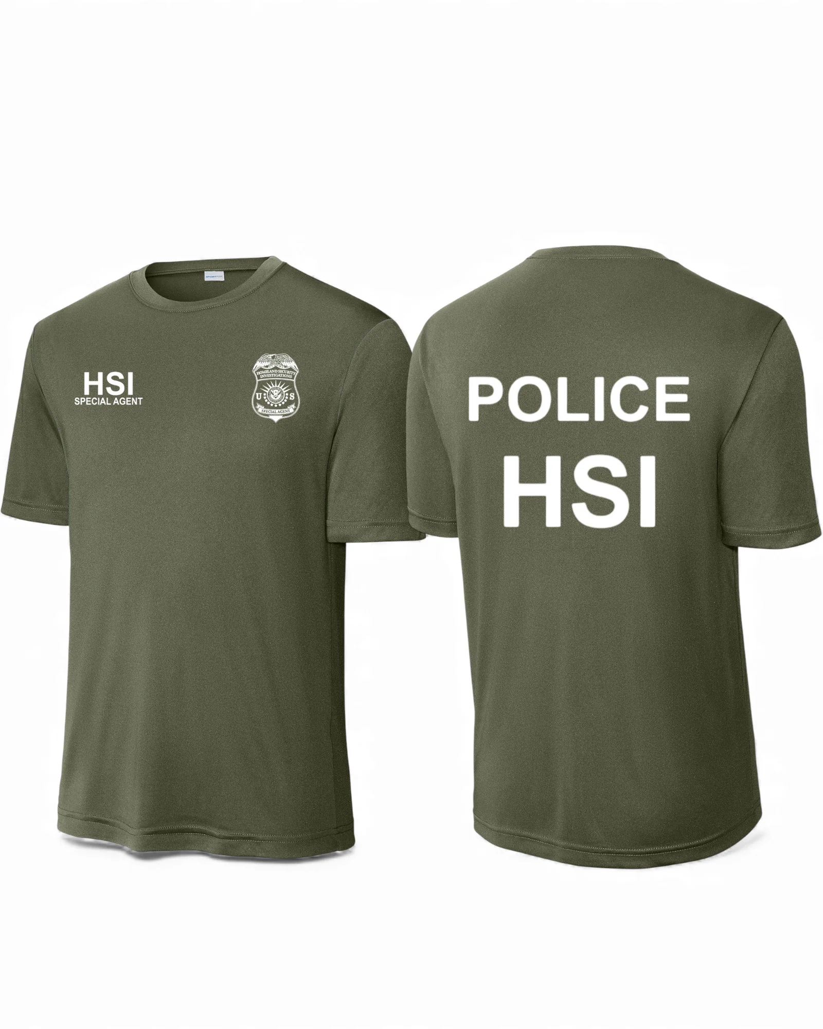 HSI SPECIAL AGENT WICKING RAID T-SHIRT-ST350 - Image 13