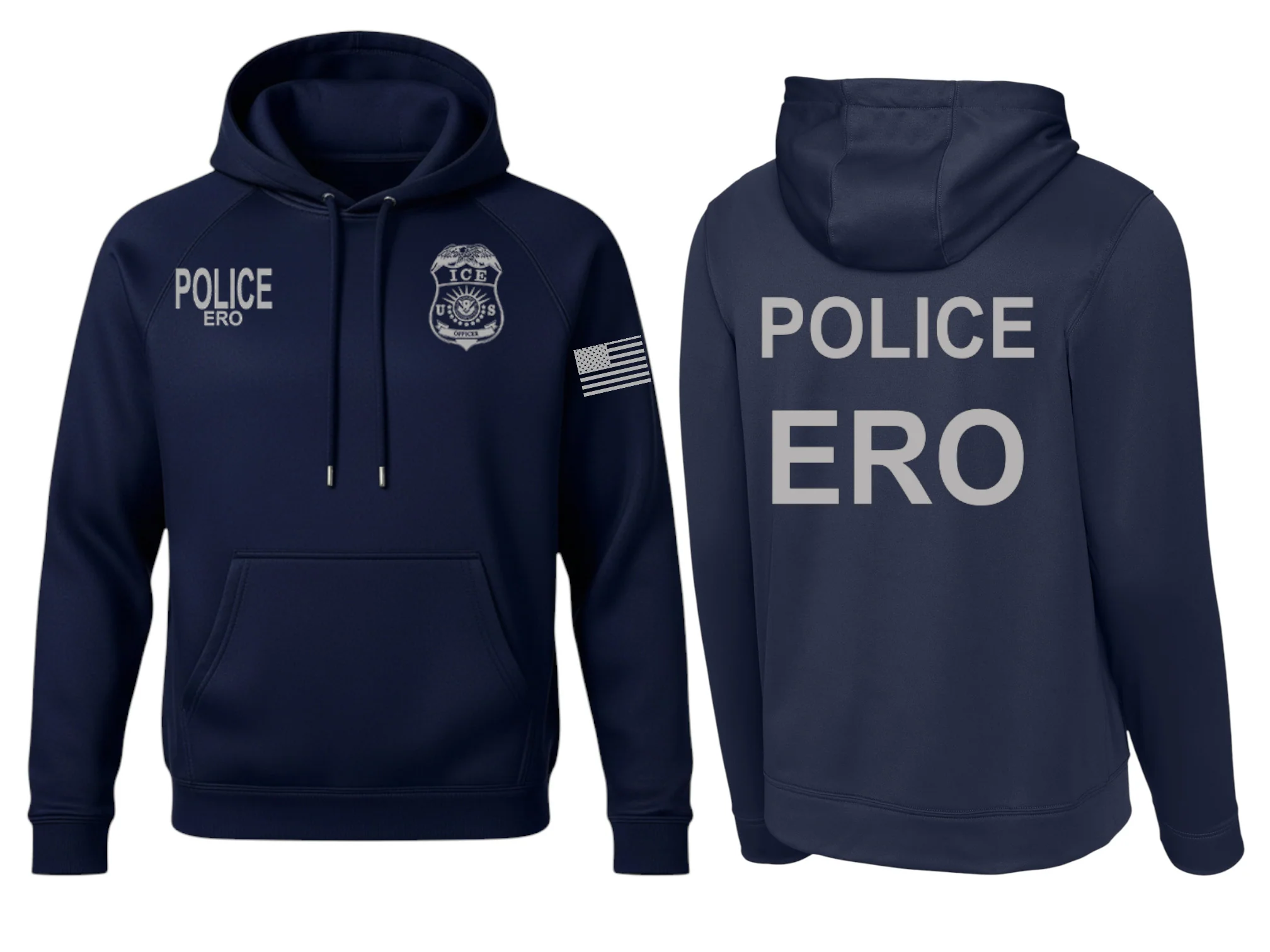 ICE ERO WICKING HOODED PULLOVER-F244 - Image 3