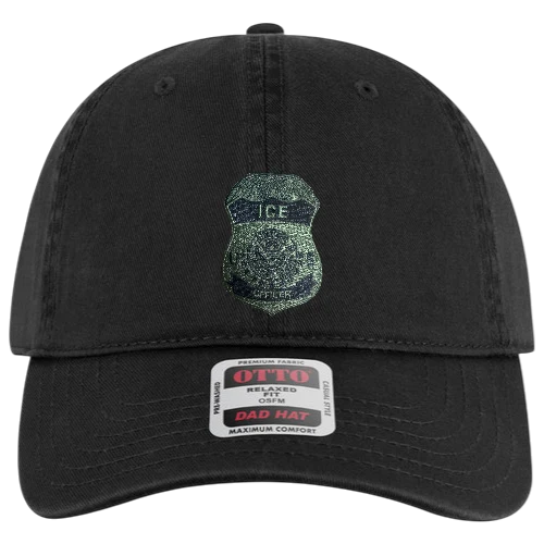 ICE OFFICER BADGE LOW PROFILE HAT - Image 5