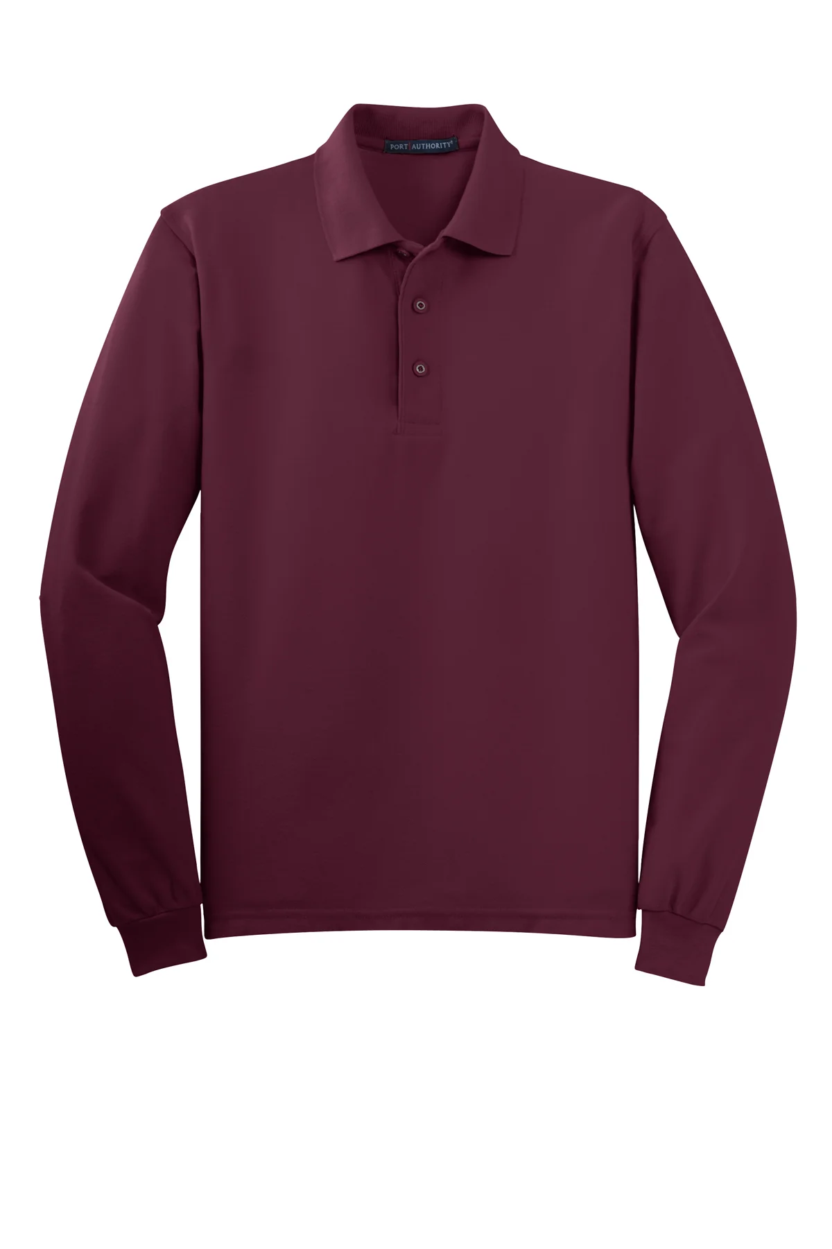MEN'S LONG SLEEVE PORT AUTHORITY POLO - K500LS - Image 4