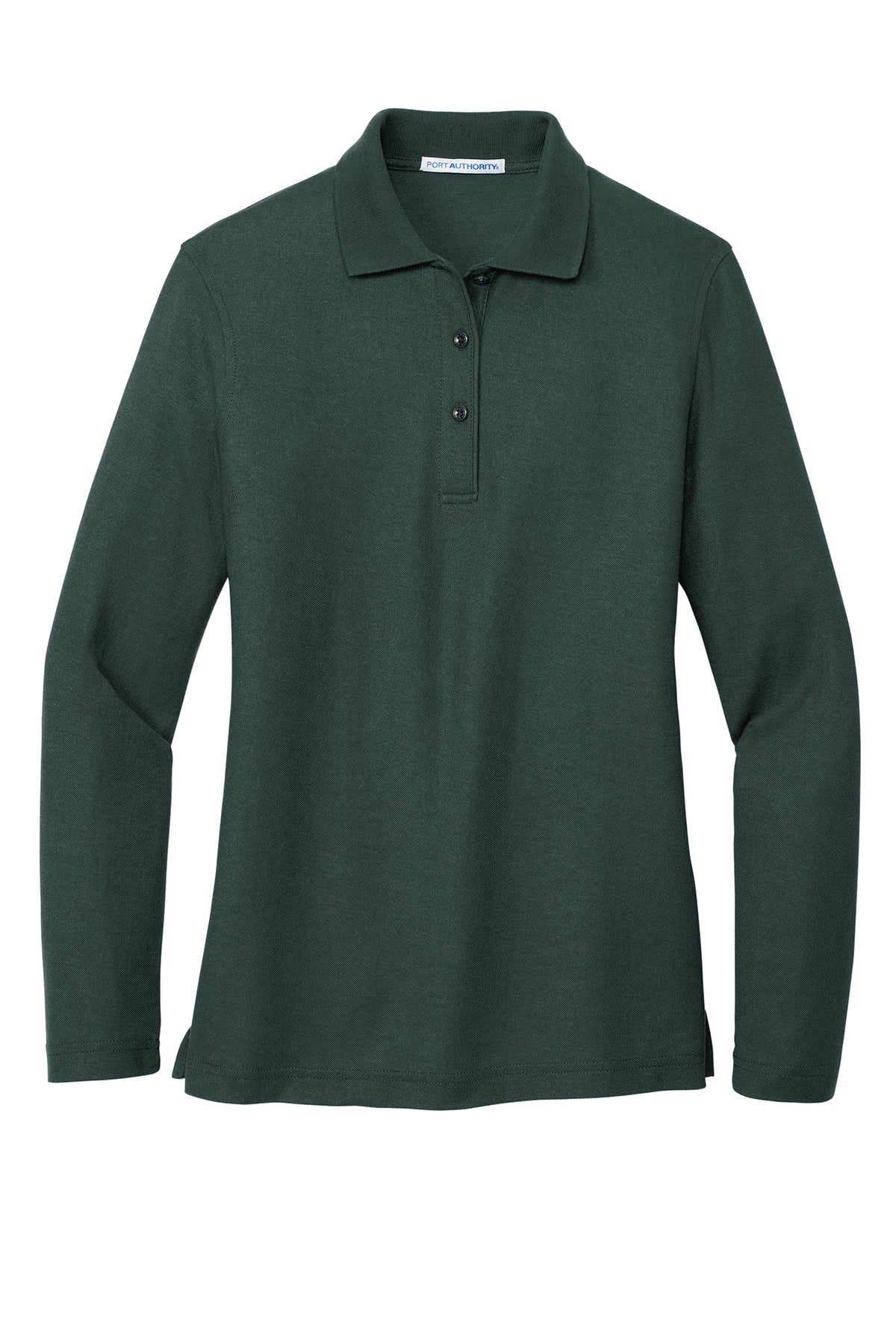 WOMEN'S LONG SLEEVE PORT AUTHORITY POLO - L500 - Image 3