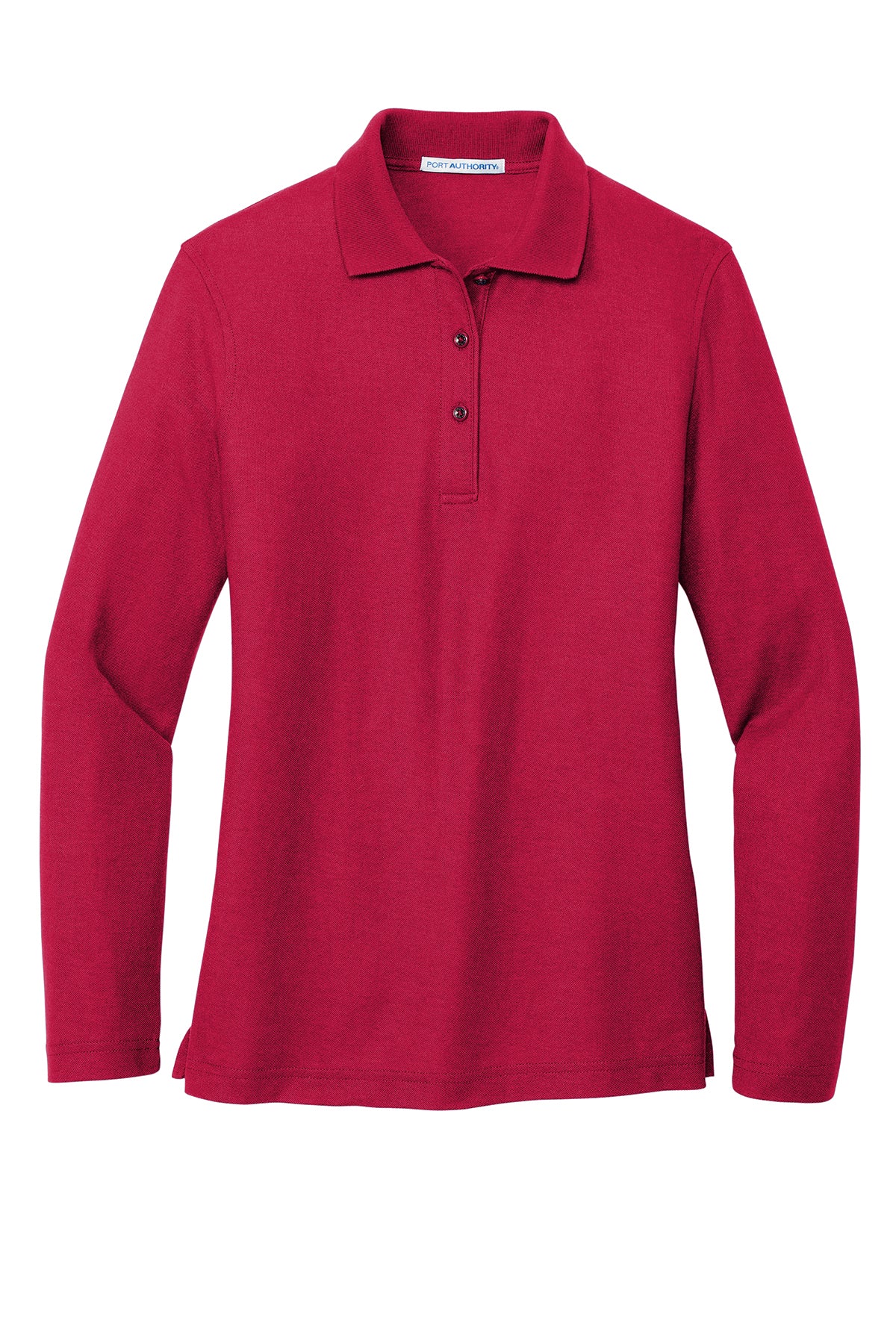 WOMEN'S LONG SLEEVE PORT AUTHORITY POLO - L500 - Image 5