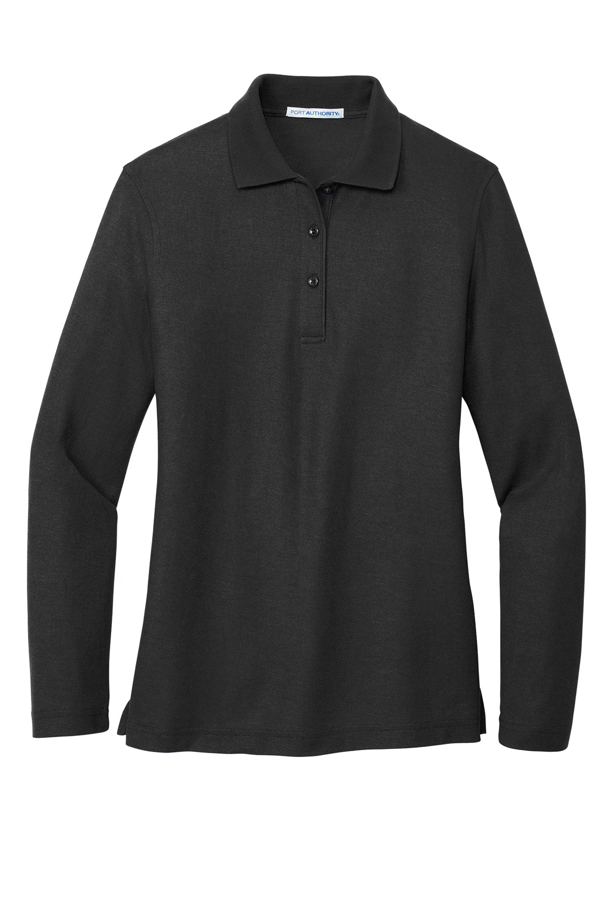 WOMEN'S LONG SLEEVE PORT AUTHORITY POLO - L500 - Image 8