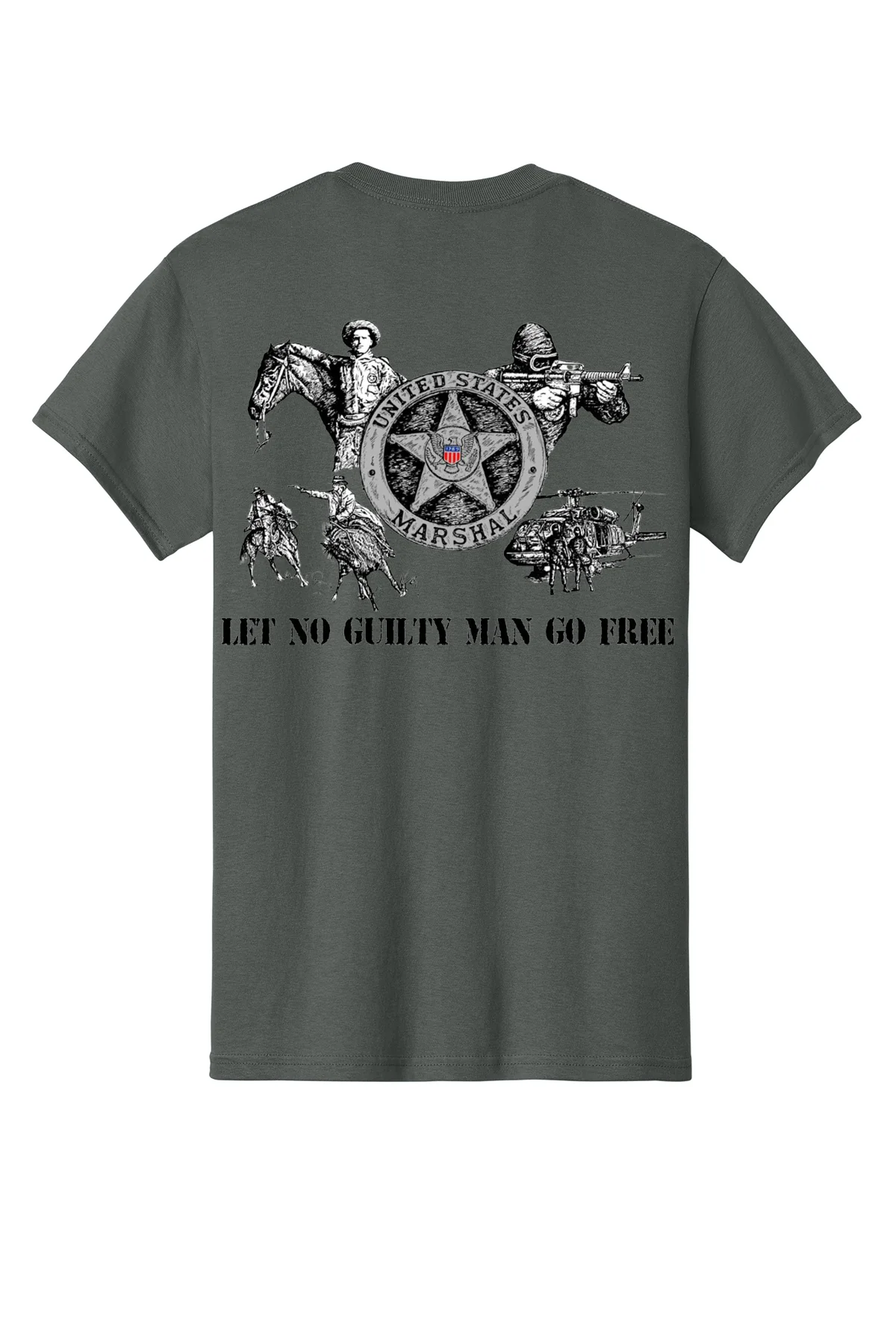 LET NO GUILTY MAN GO FREE T-SHIRT - Image 10