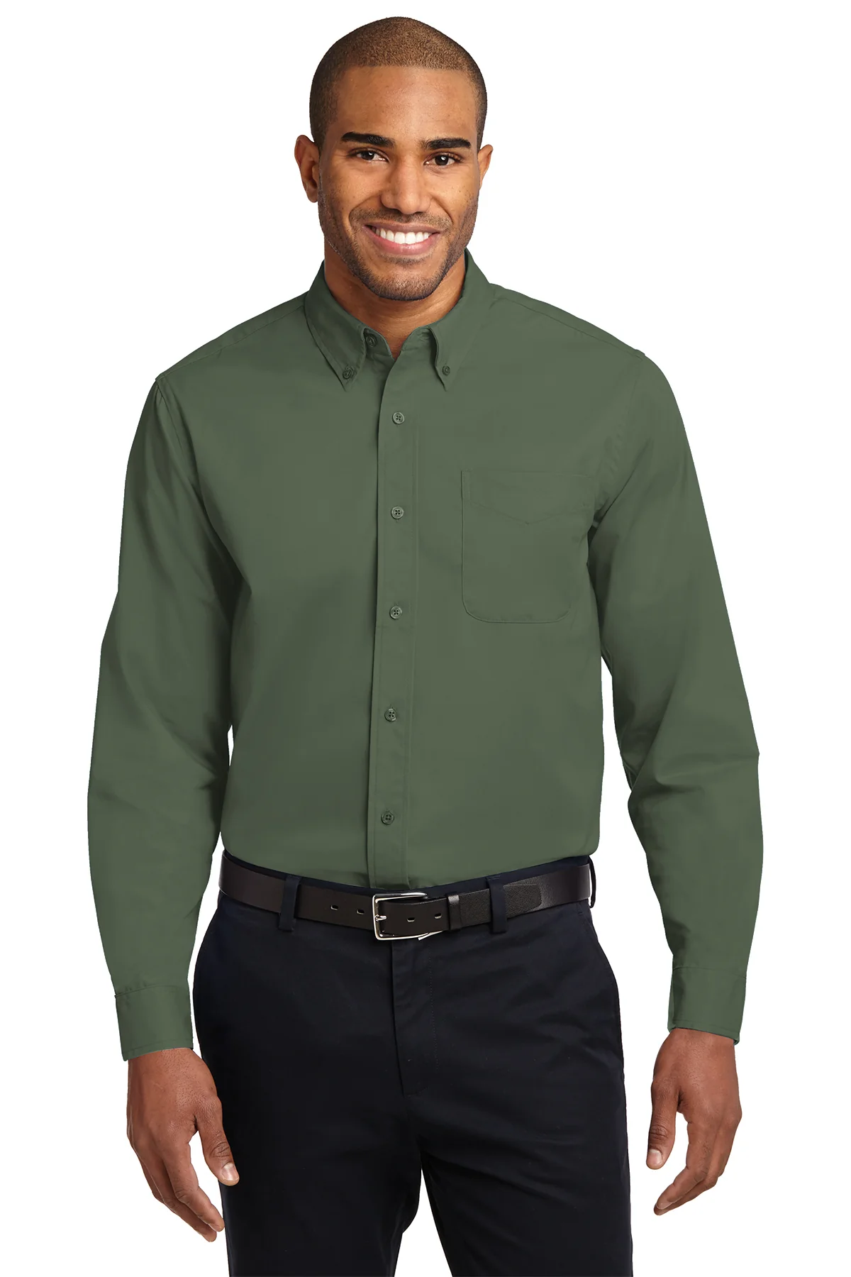 LONG SLEEVE BUTTON SHIRT S608 - Image 3