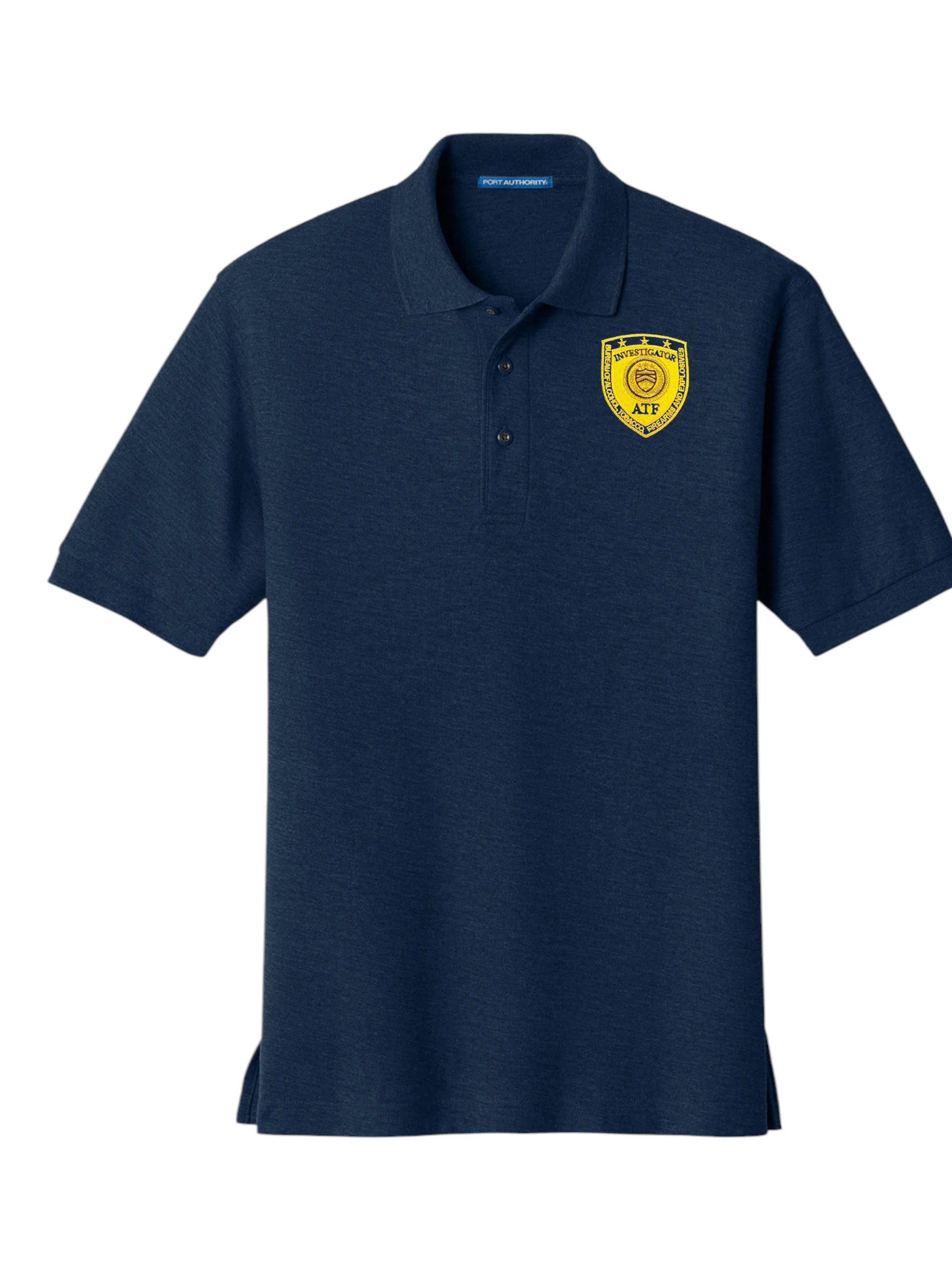 MEN'S ATF INVESTIGATOR BADGE PORT AUTHORITY POLO - K500 - Image 17