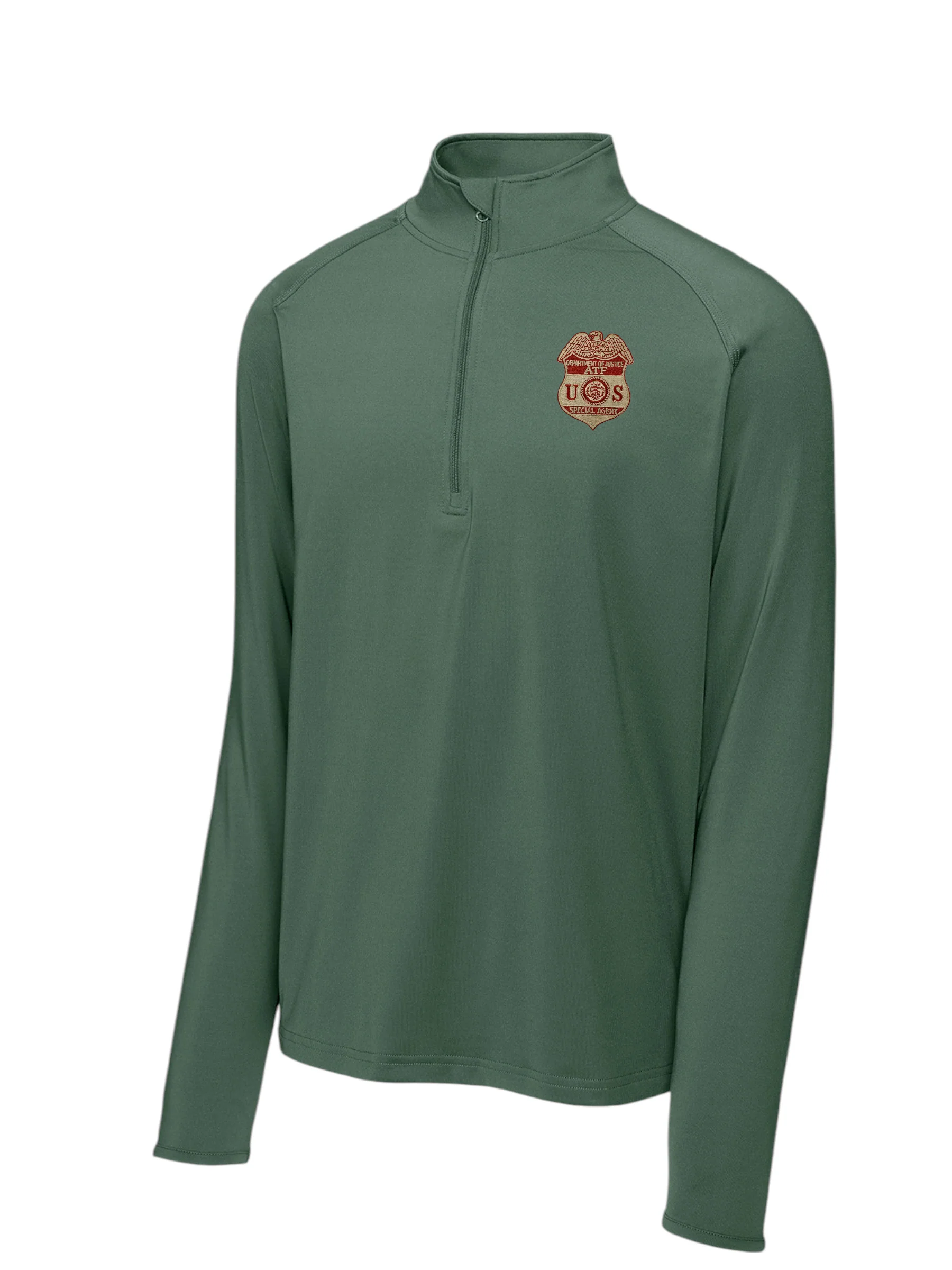 MEN'S ATF SPECIAL AGENT SPORT TEK SPORT WICK STRETCH 1/2 ZIP PULLOVER-ST850 - Image 13