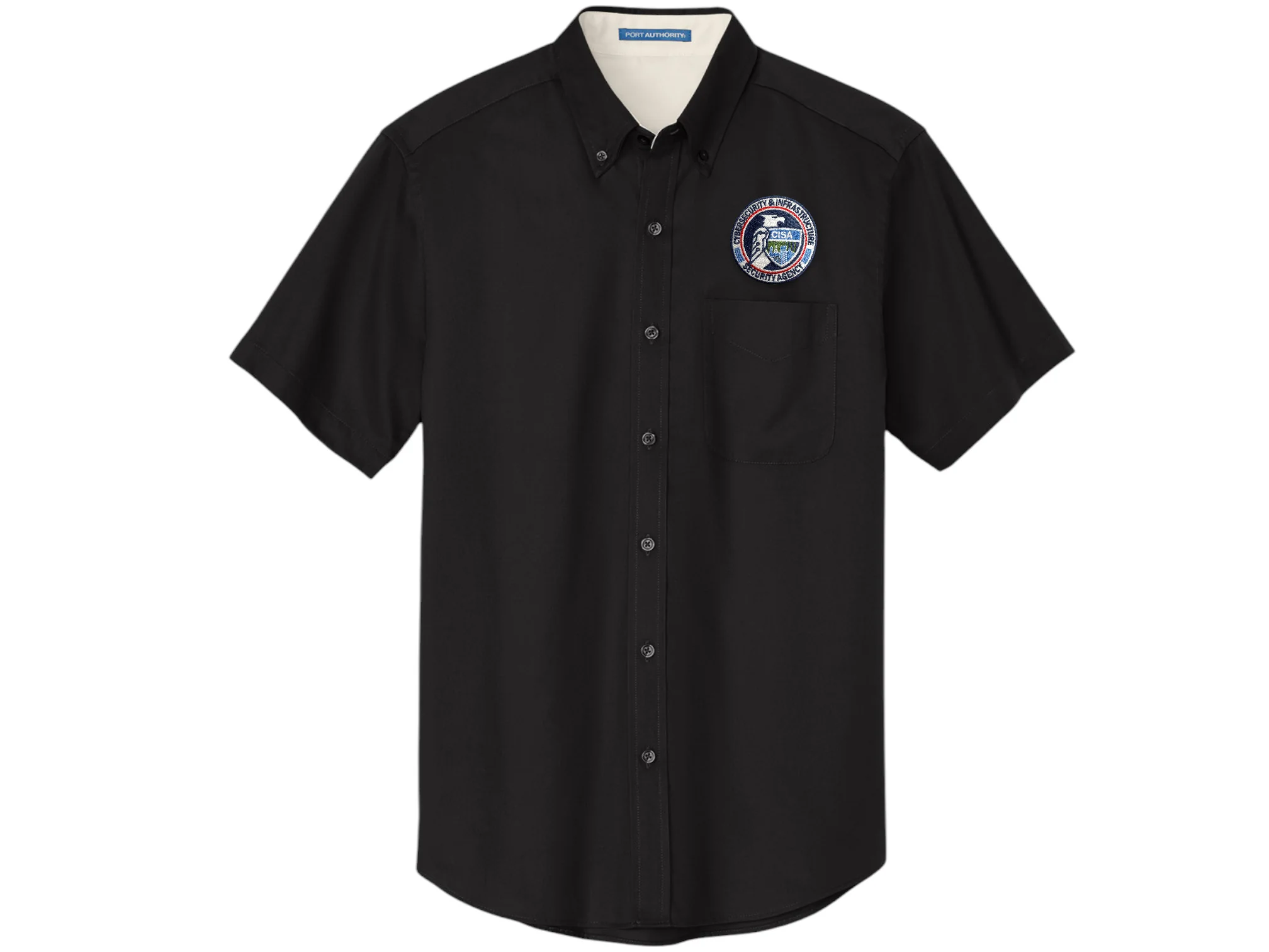 MEN'S CISA SEAL BUTTON UP DRESS SHIRT-S508 - Image 4