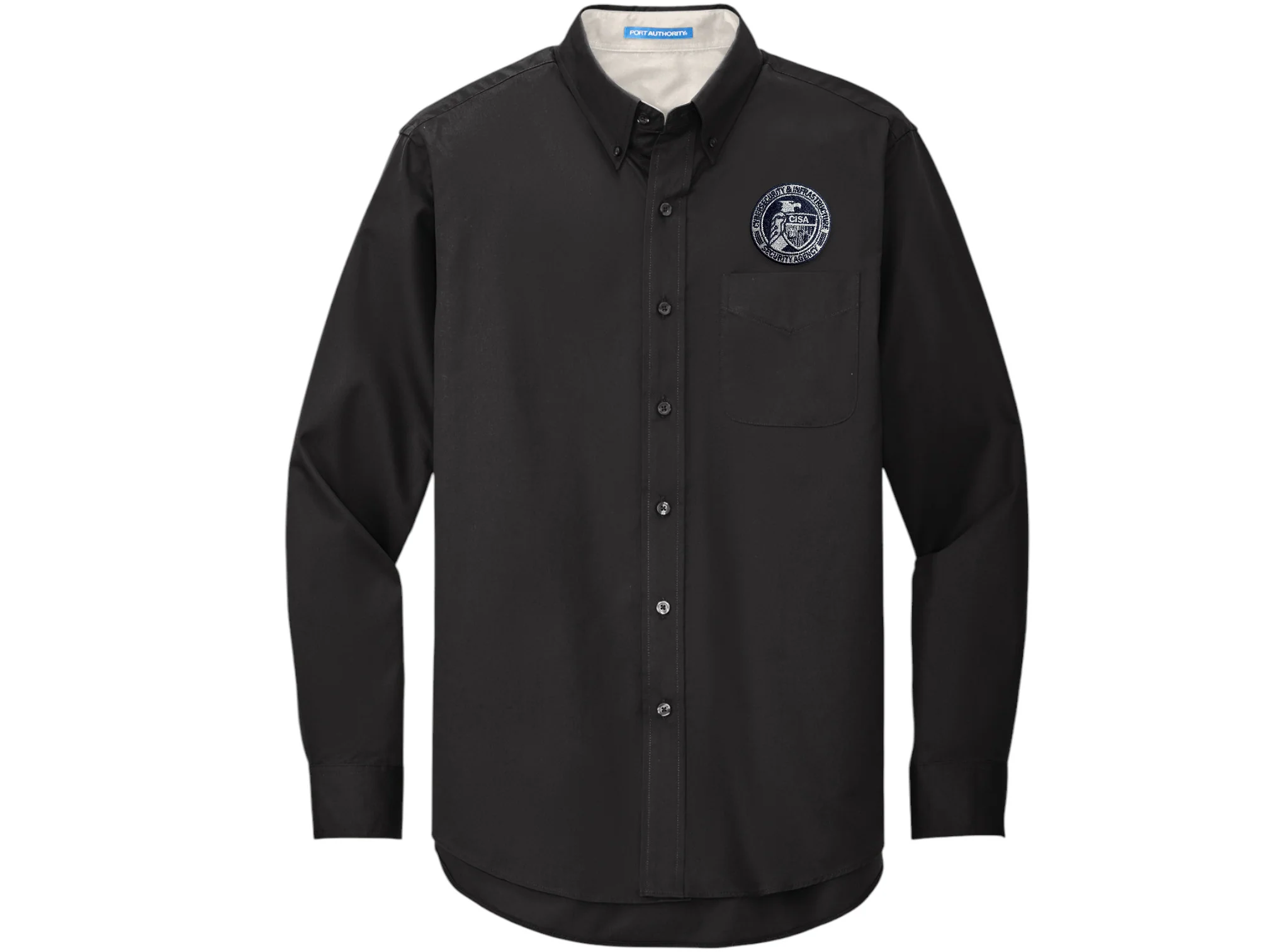 MEN'S CISA SEAL BUTTON UP DRESS SHIRT-S608 - Image 6
