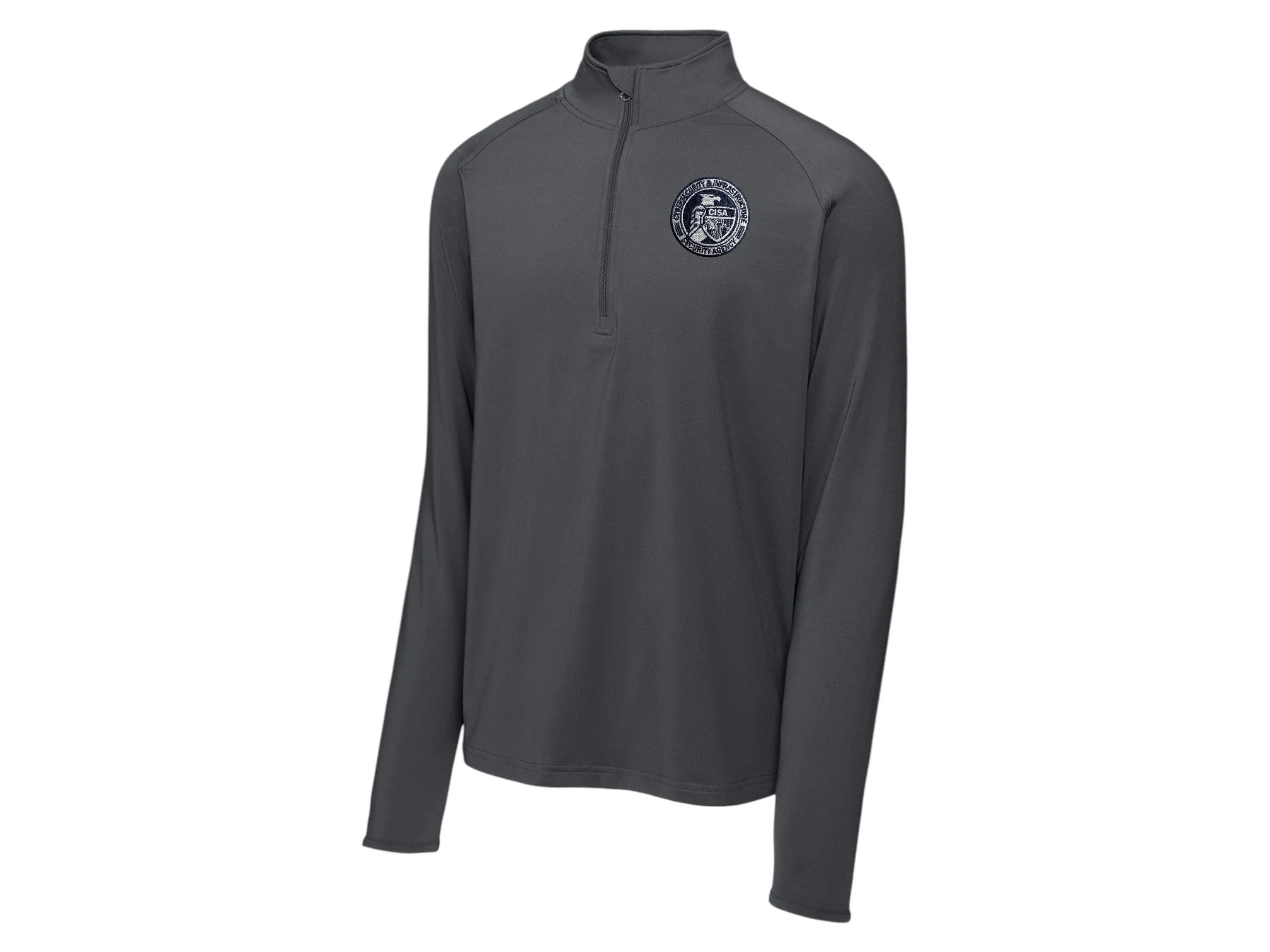 MEN'S CISA SEAL SPORT TEK SPORT WICK STRETCH 1/2 ZIP PULLOVER-ST850 - Image 12