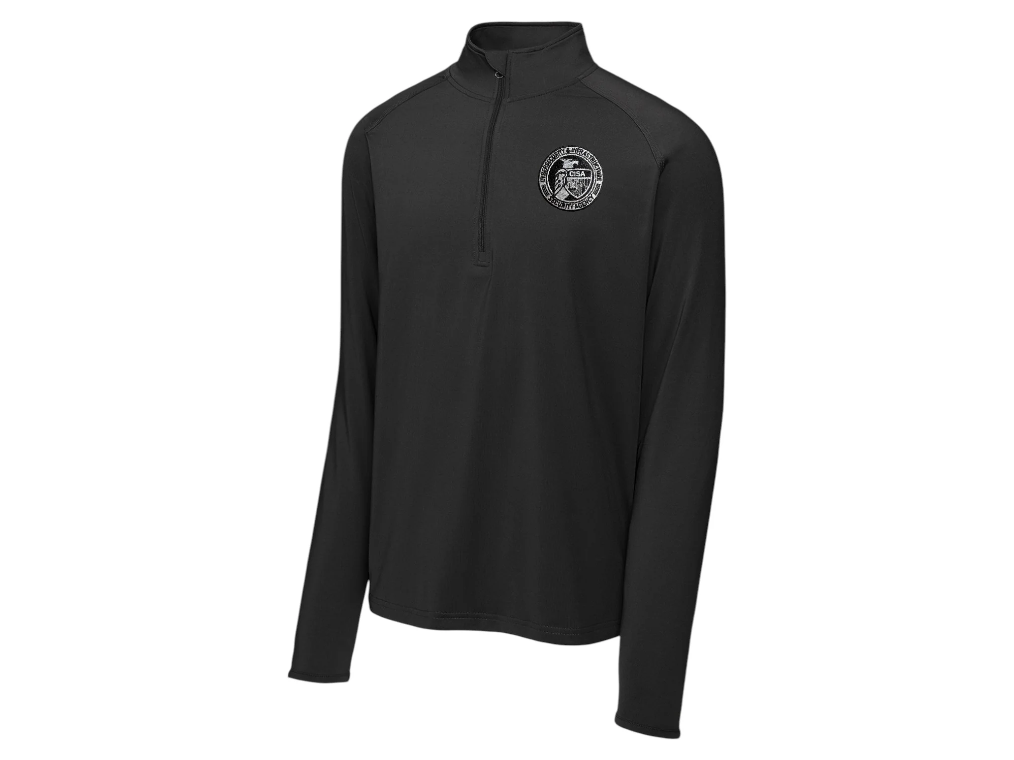 MEN'S CISA SEAL SPORT TEK SPORT WICK STRETCH 1/2 ZIP PULLOVER-ST850 - Image 5