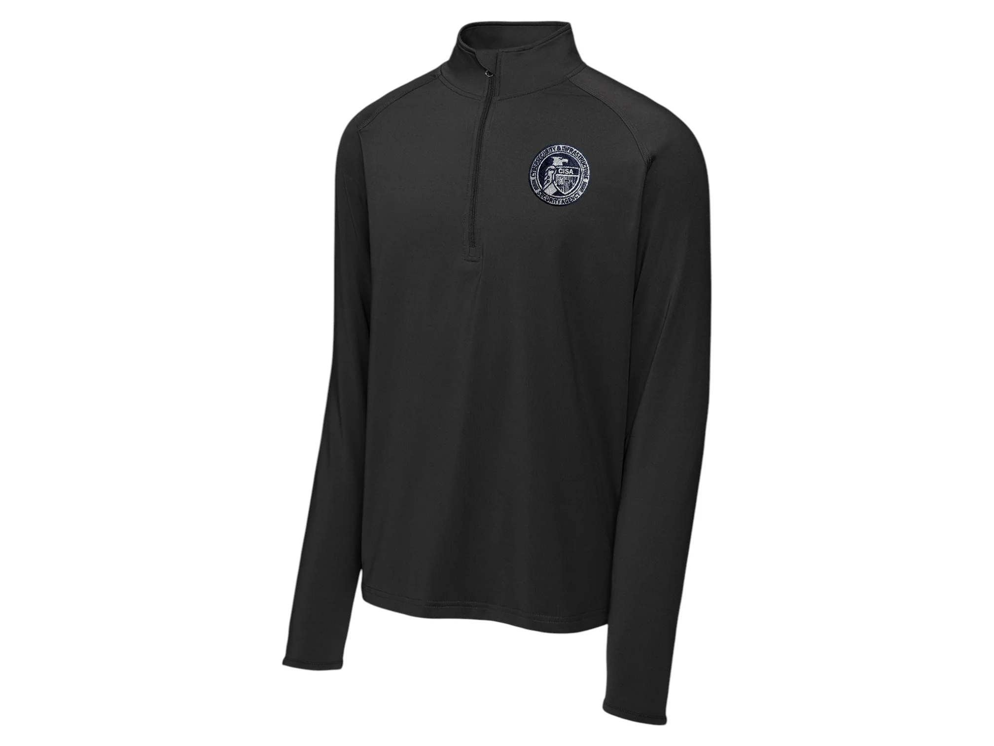 MEN'S CISA SEAL SPORT TEK SPORT WICK STRETCH 1/2 ZIP PULLOVER-ST850 - Image 6