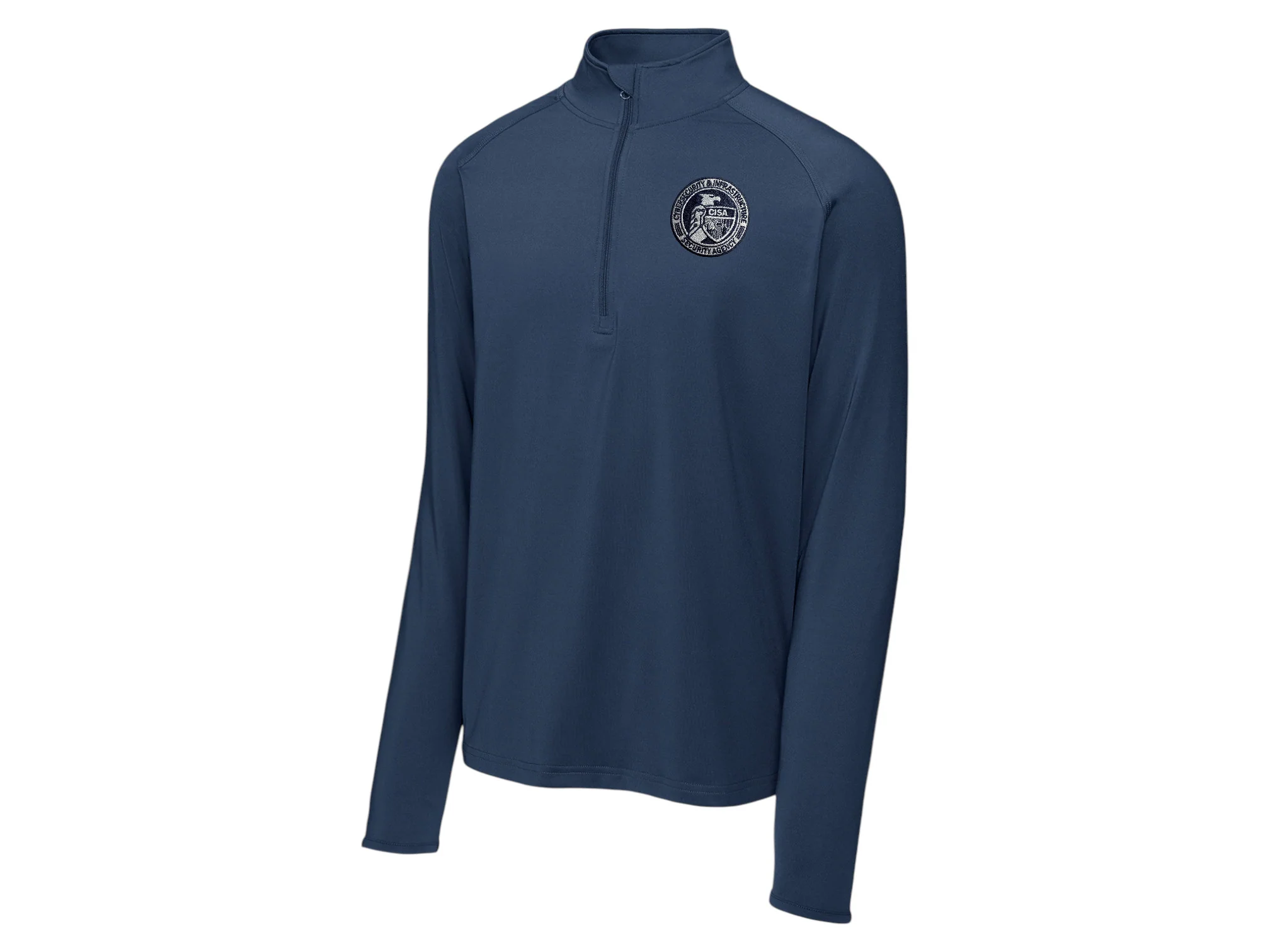 MEN'S CISA SEAL SPORT TEK SPORT WICK STRETCH 1/2 ZIP PULLOVER-ST850 - Image 9