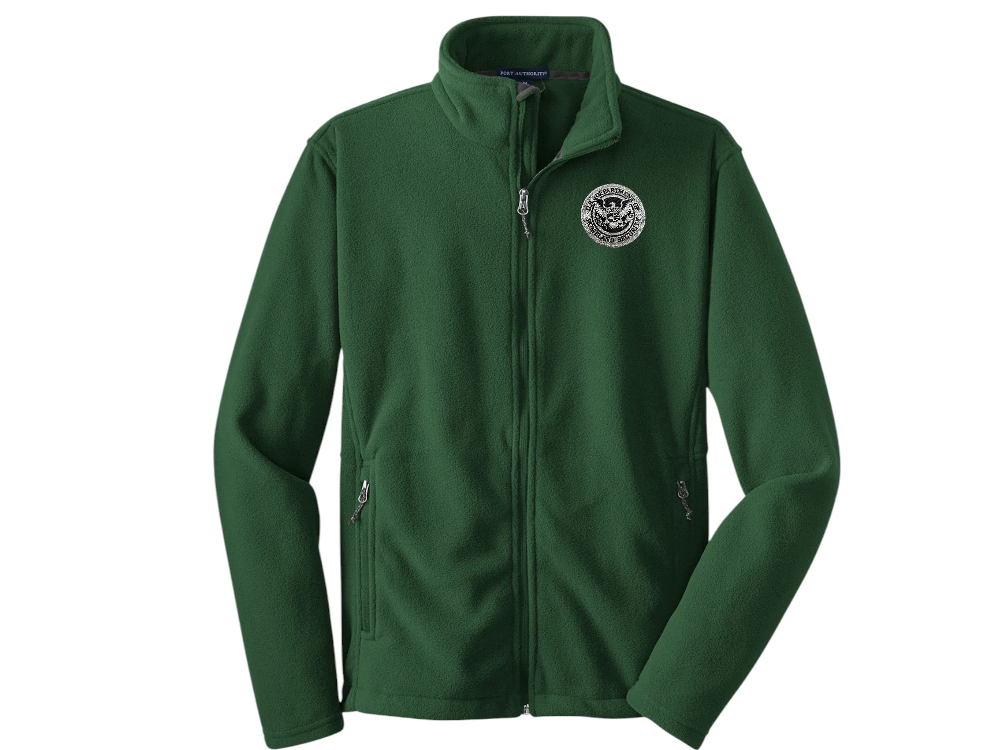 MEN'S FLEECE FULL ZIP JACKET DHS SEAL EMBROIDERED - Image 13