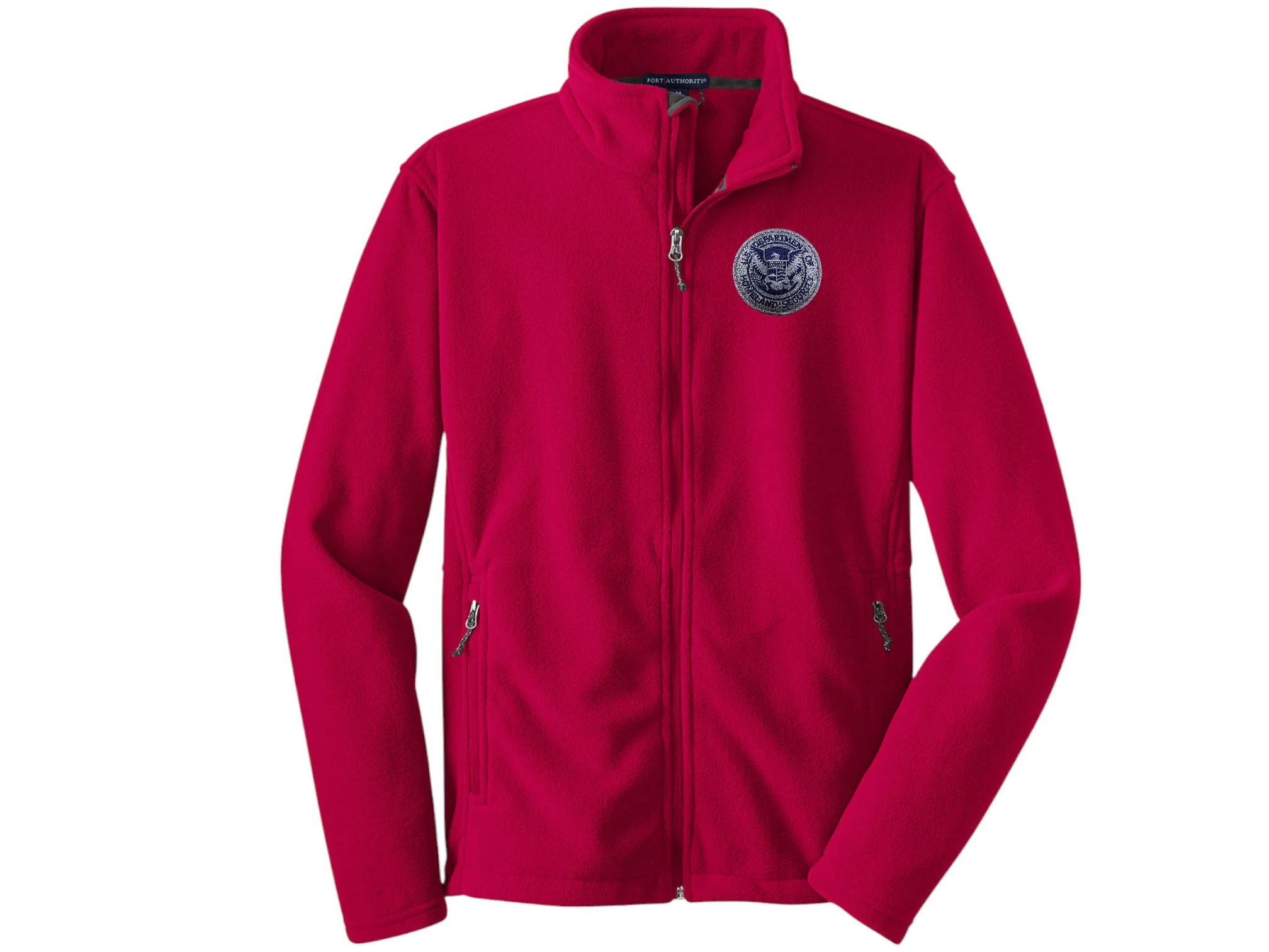 MEN'S FLEECE FULL ZIP JACKET DHS SEAL EMBROIDERED - Image 24