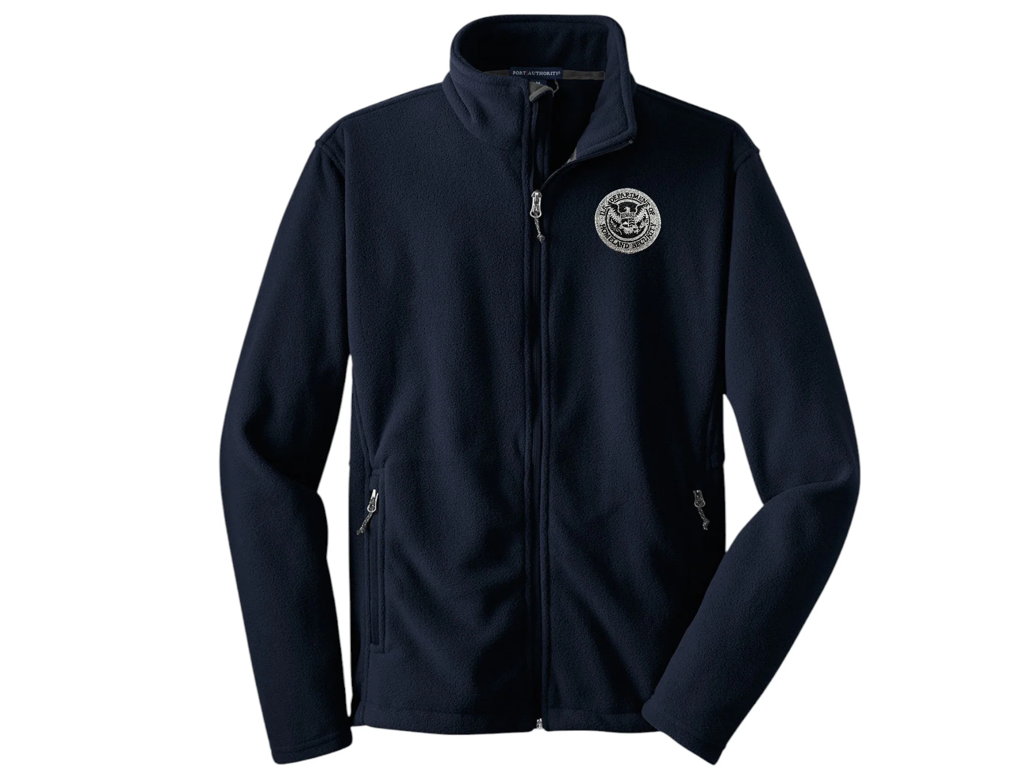 MEN'S FLEECE FULL ZIP JACKET DHS SEAL EMBROIDERED - Image 8