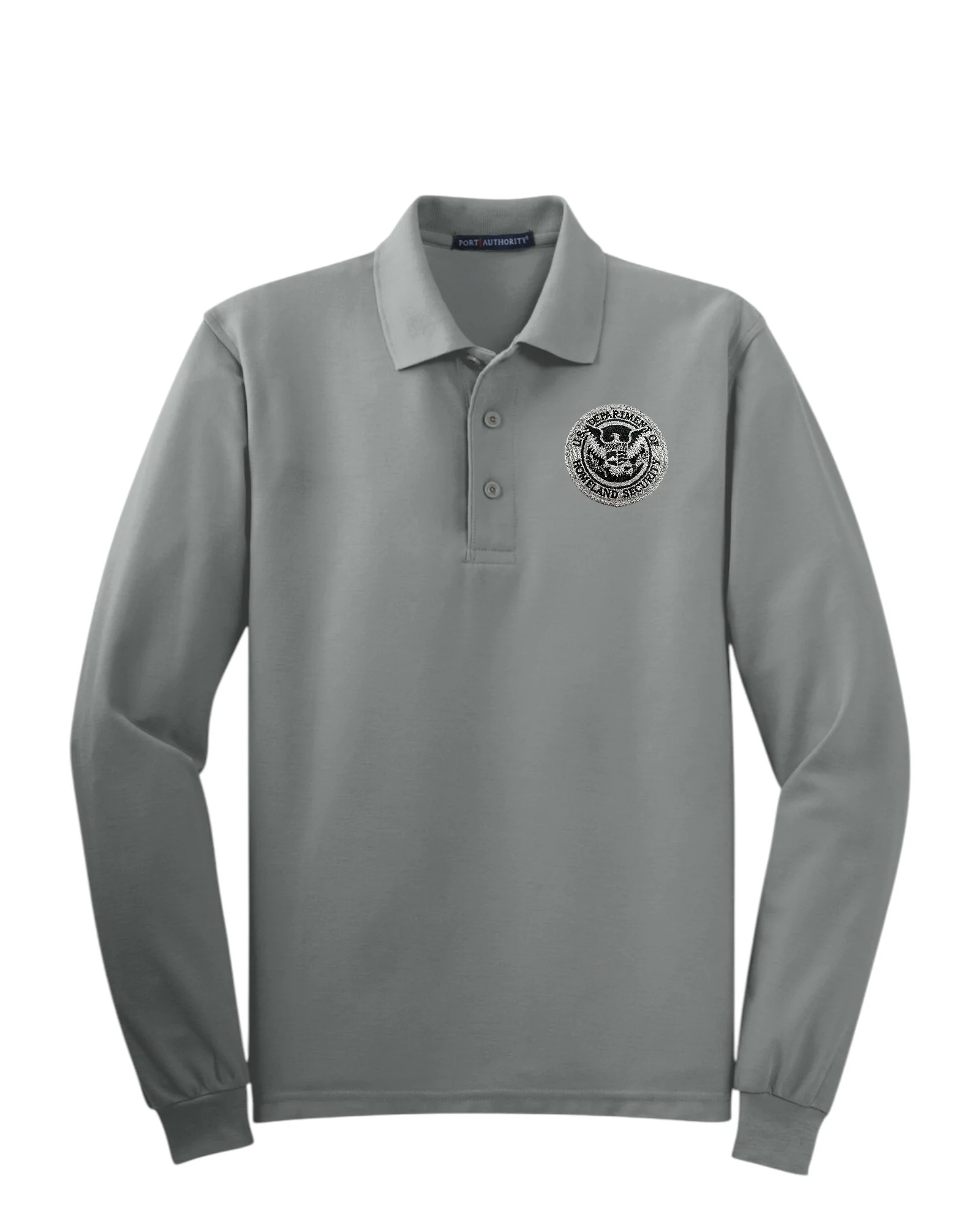 MEN'S LONG SLEEVE DHS SEAL PORT AUTHORITY POLO - K500LS - Image 13