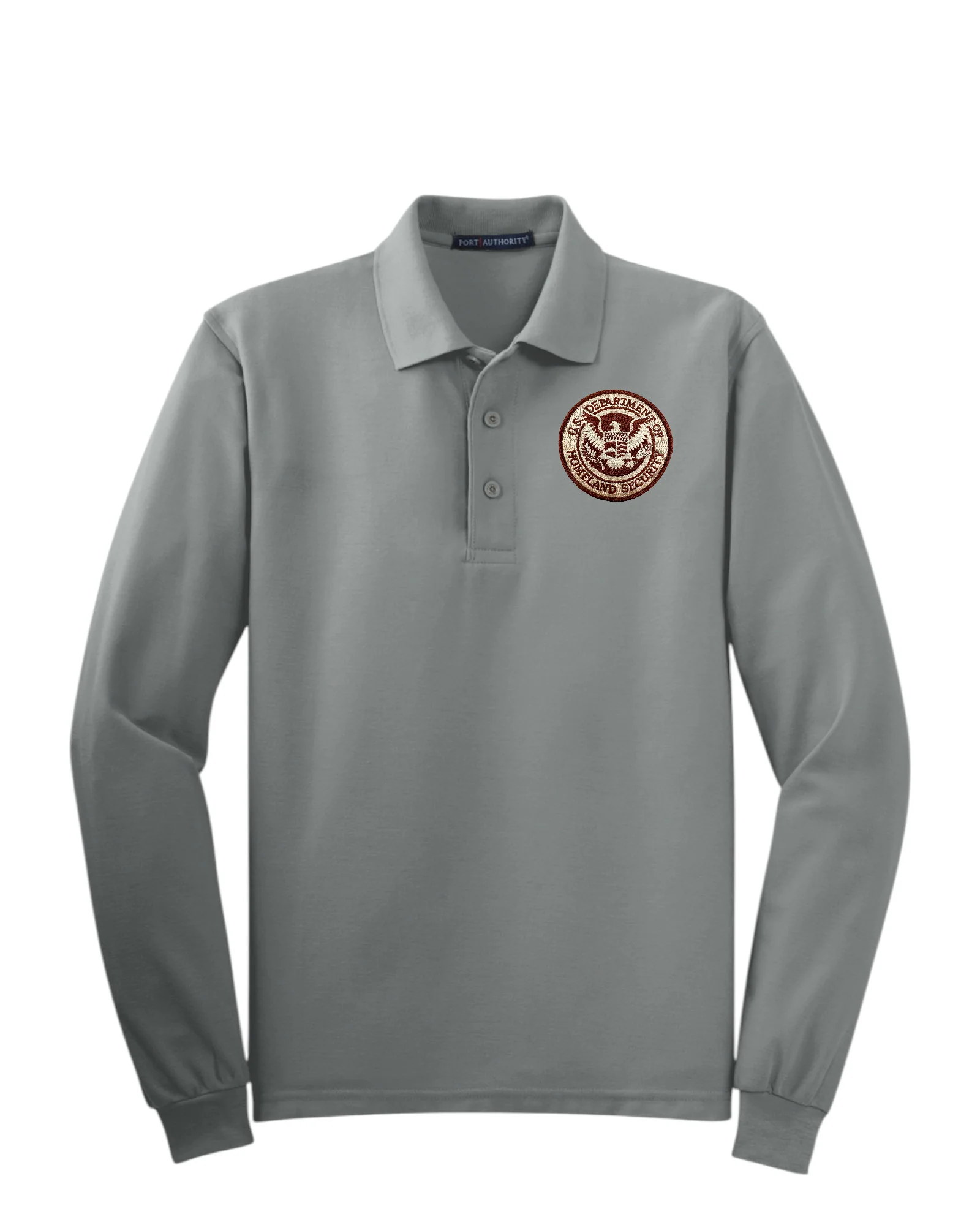 MEN'S LONG SLEEVE DHS SEAL PORT AUTHORITY POLO - K500LS - Image 15