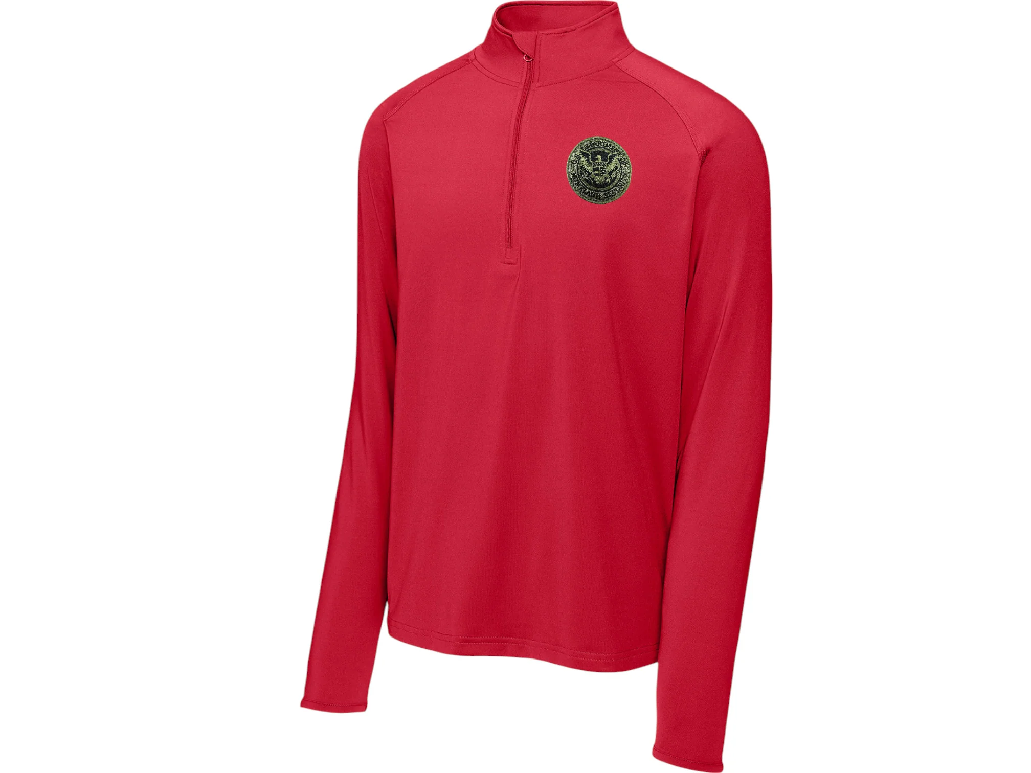 MEN'S SPORT WICK 1/2 ZIP PULLOVER DHS SEAL EMBROIDERED - Image 24