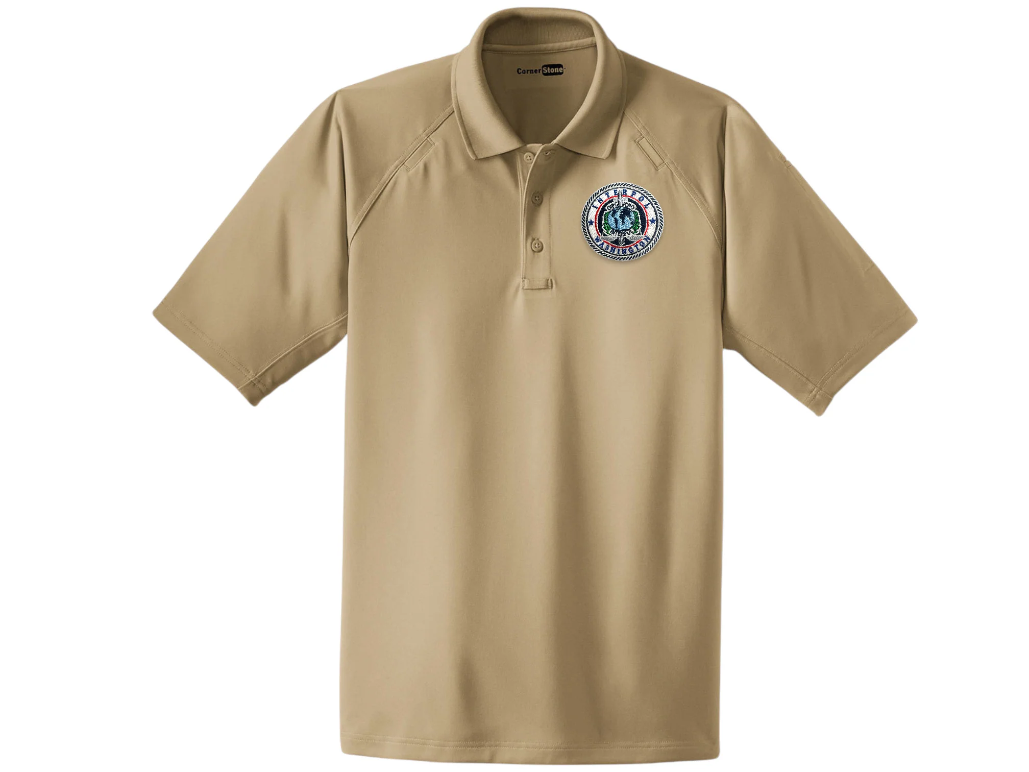 MEN'S EMBROIDERED INTERPOL WASHINGTON POLO-CS410 - Image 4