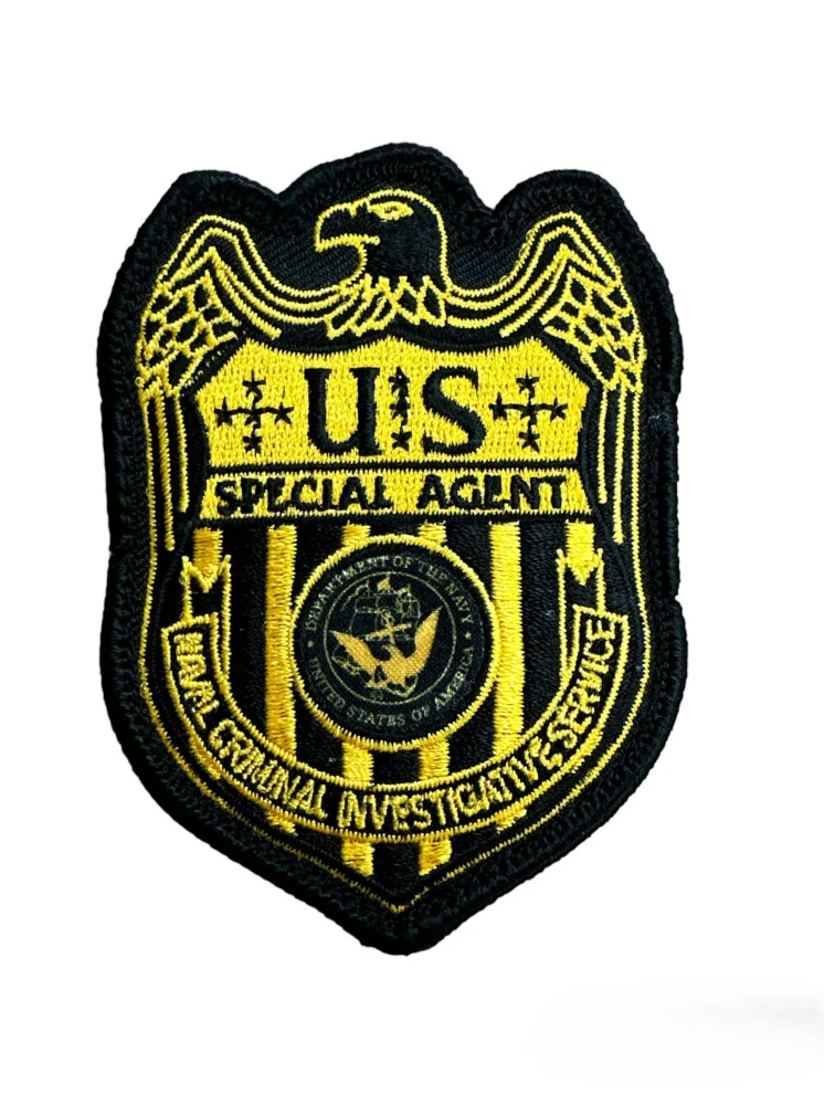 NCIS S/A BADGE 3 1/2 INCH PATCH with PRINTED CENTER - Image 2
